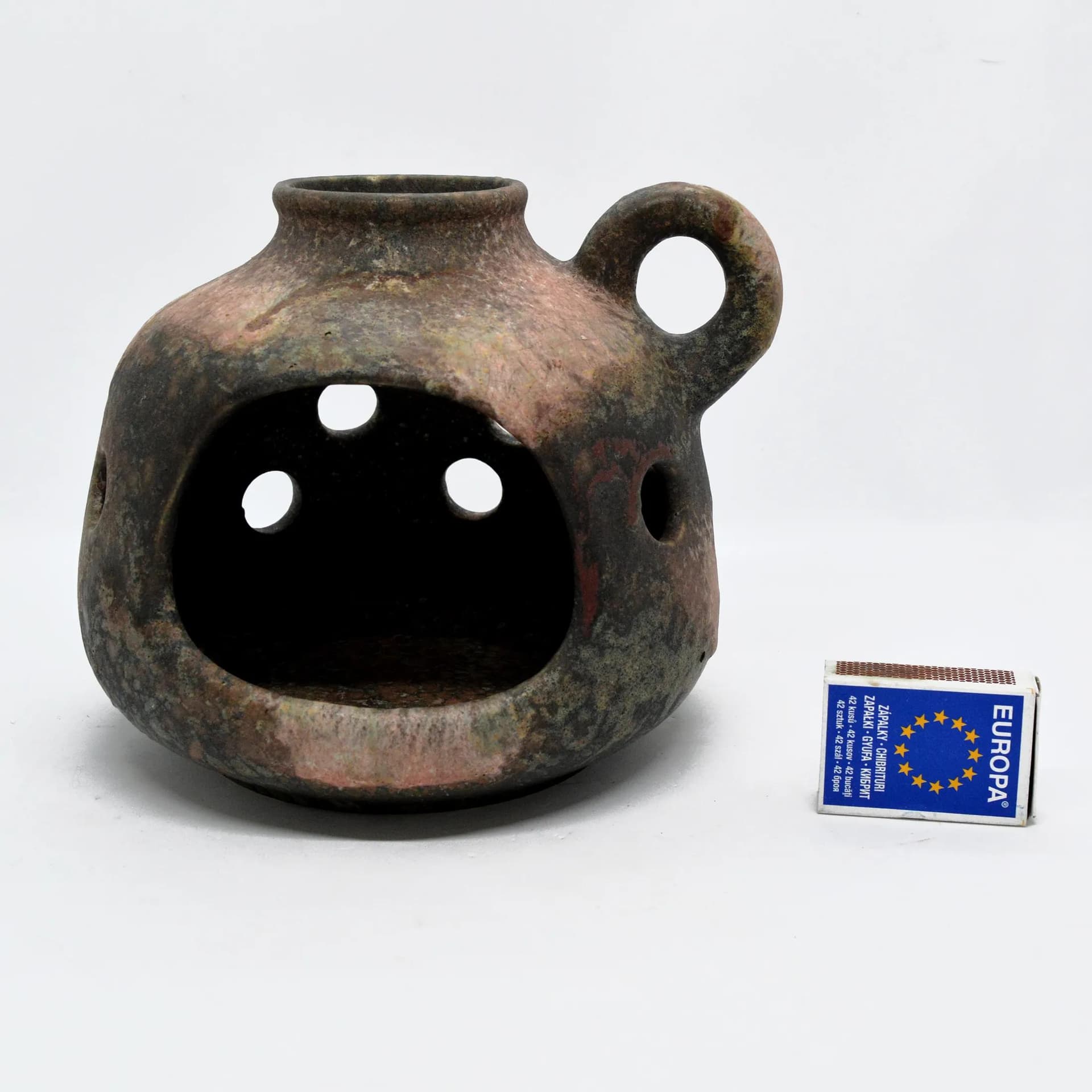 Komin na olejki Sahara, multikolor, ceramika, Ruscha Art Keramik, Niemcy, lata 70. - 128142