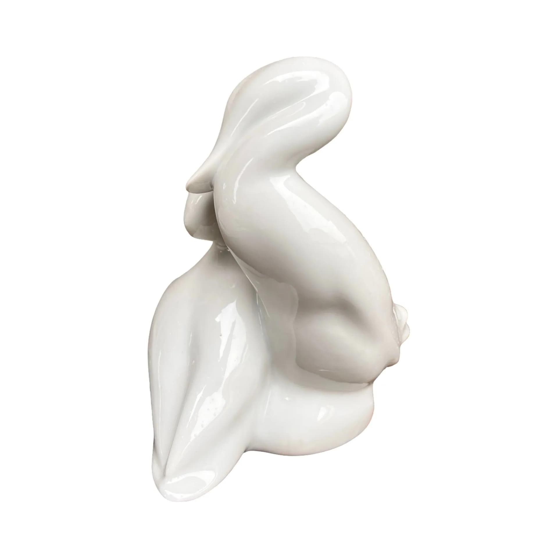 Pair of figurines, Brussels style, white porcelain, by J. Ježek, Royal Dux, Czechoslovakia, 1960s - 127961