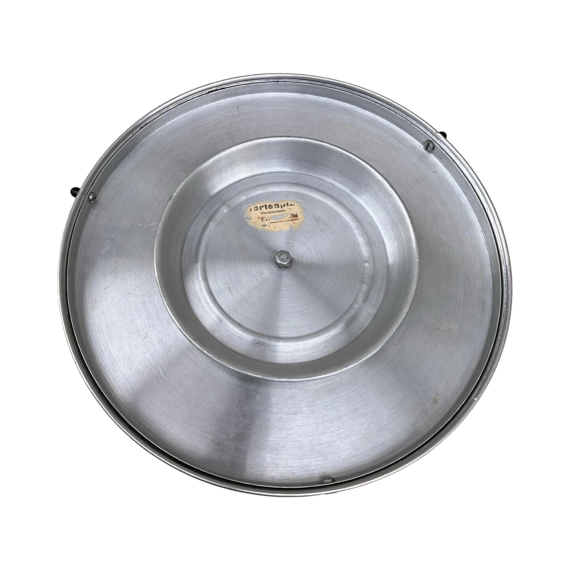 Taca obrotowa New Look, czerwony, metal szkło, Niemcy, lata 60. - 127919