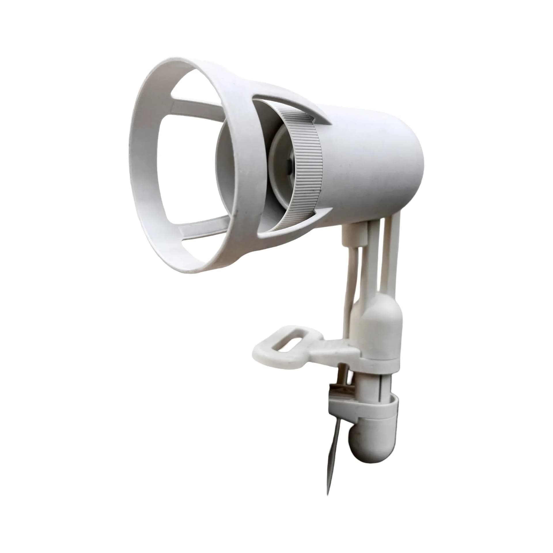 Clamp-on night lamp, ivory white plastic, Osram, Germany, 1980s. - 127869