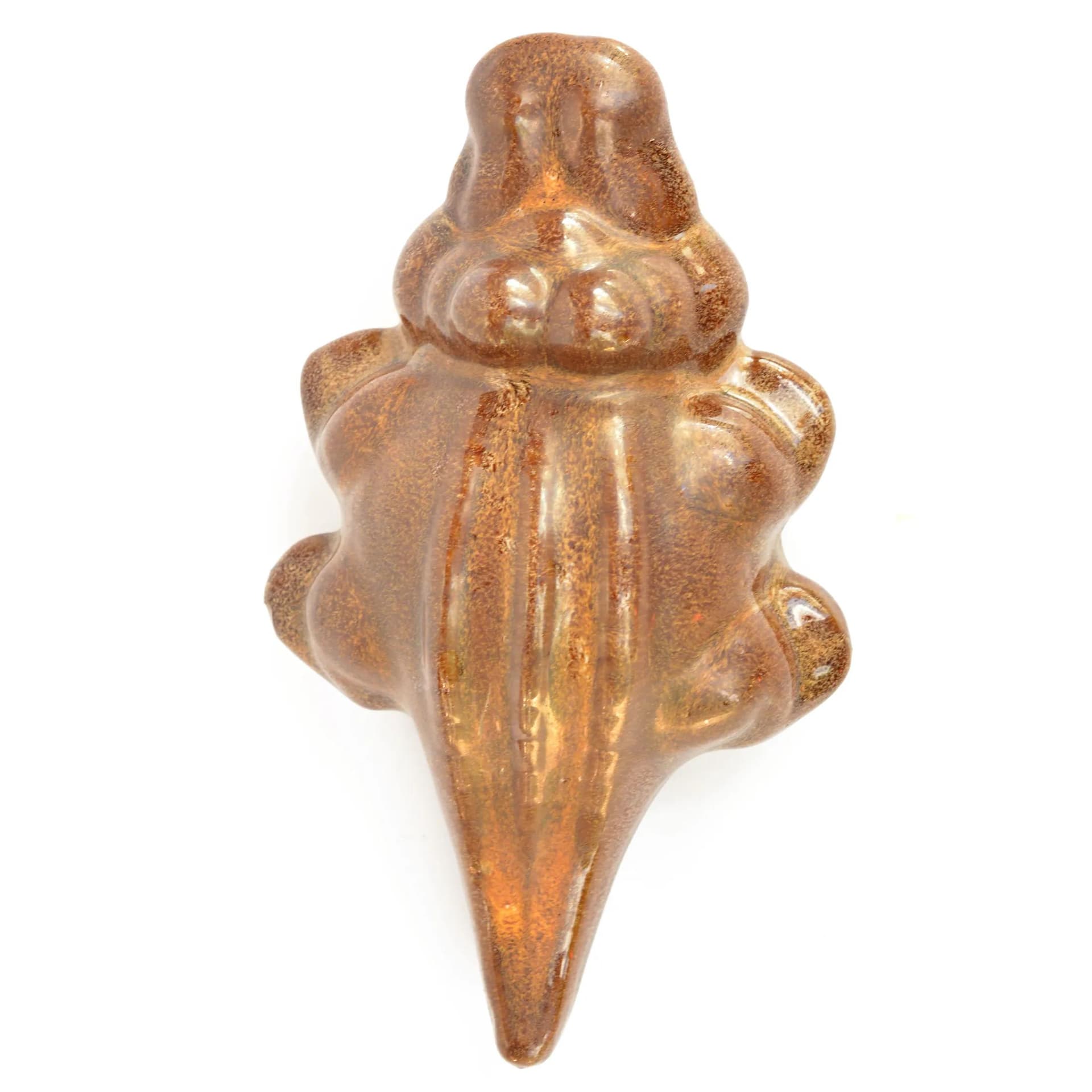 Crocodile figurine, brown stoneware, Midiphibies, Germany, 1980s. - 127781