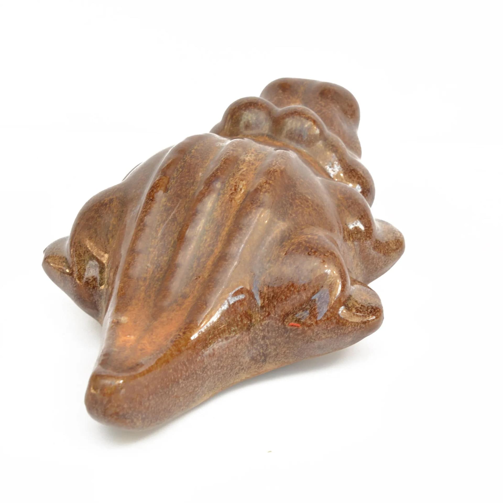 Crocodile figurine, brown stoneware, Midiphibies, Germany, 1980s. - 127780