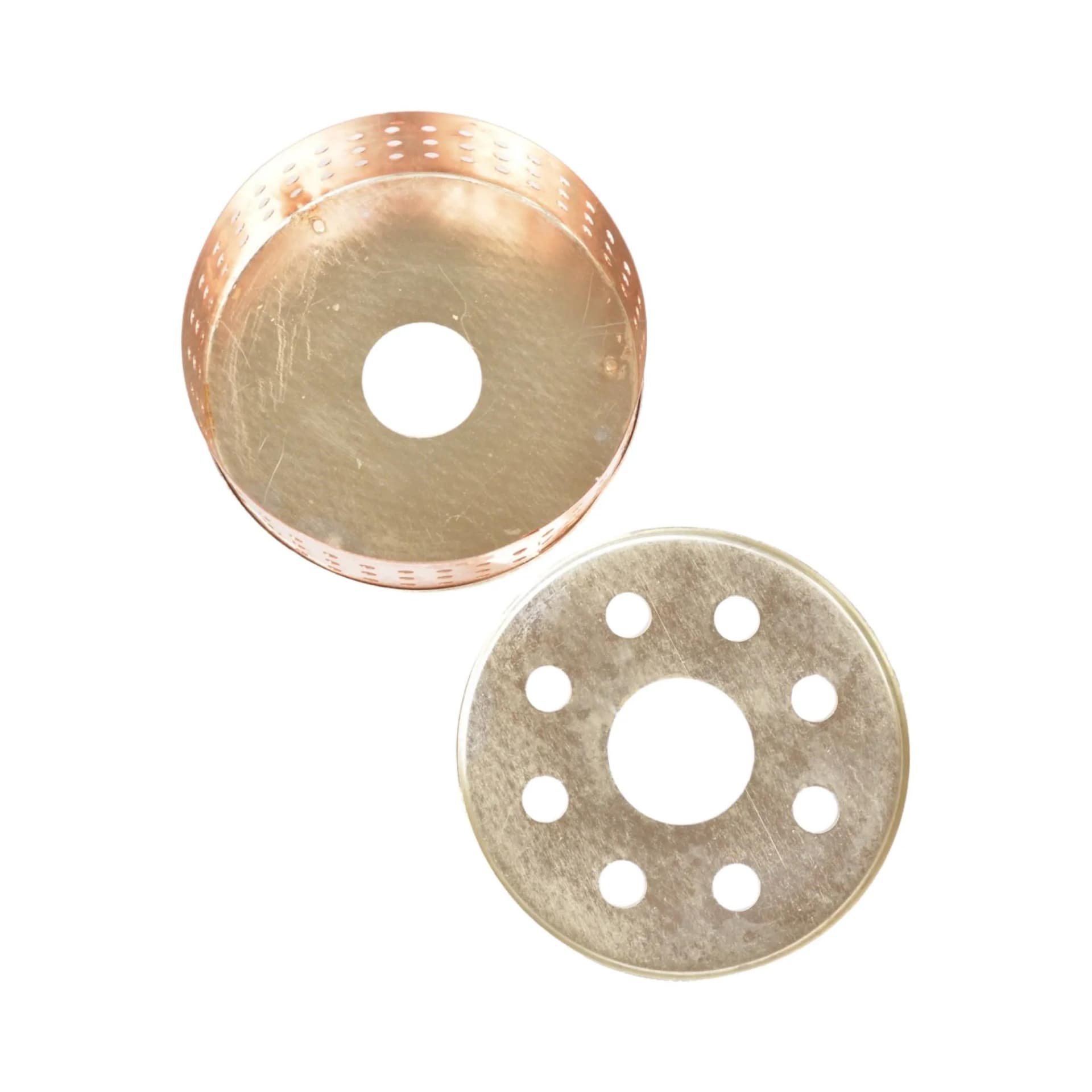 Podgrzewacz na tealight Space Age, miedź, Niemcy, lata 70. - 127692