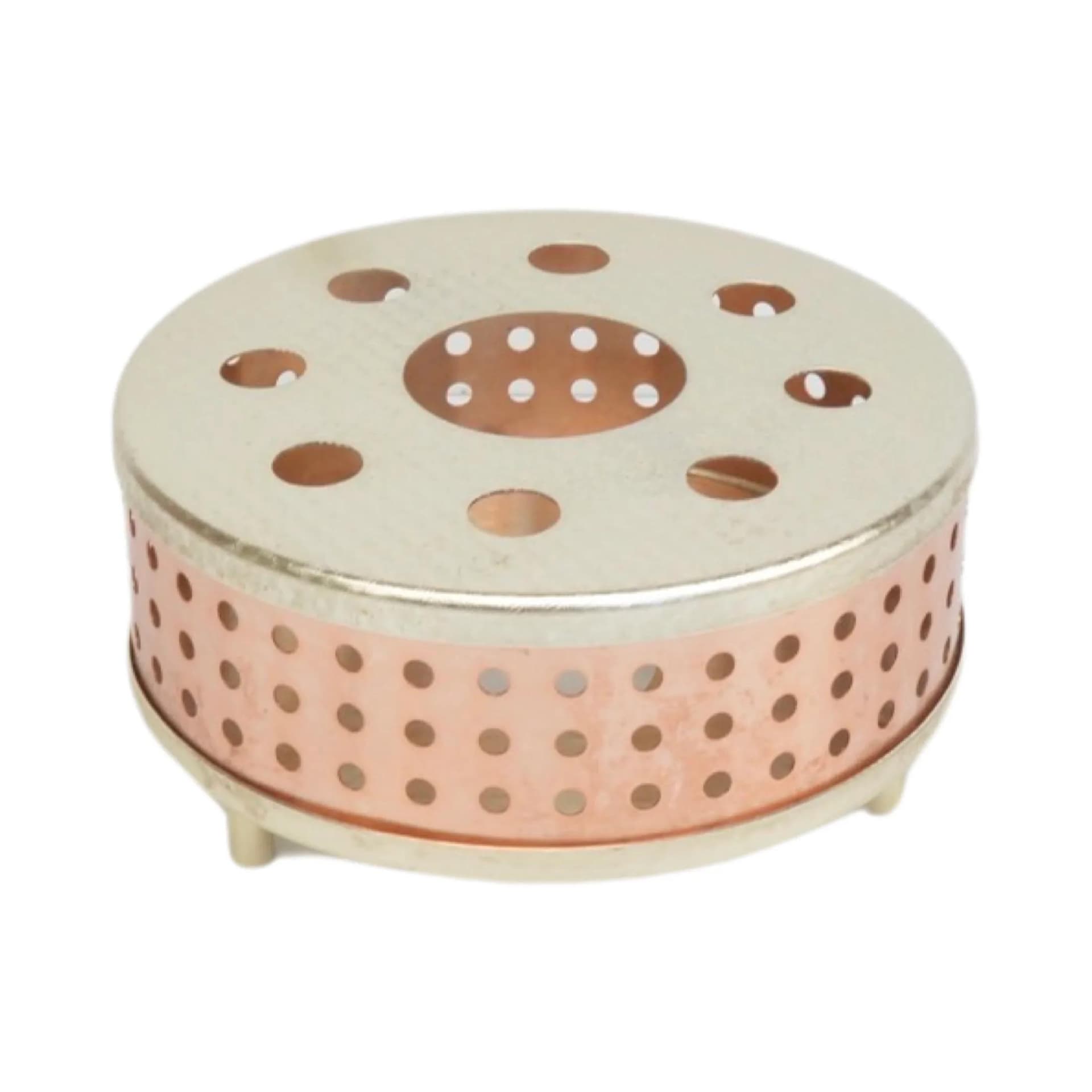 Podgrzewacz na tealight Space Age, miedź, Niemcy, lata 70. - 127691