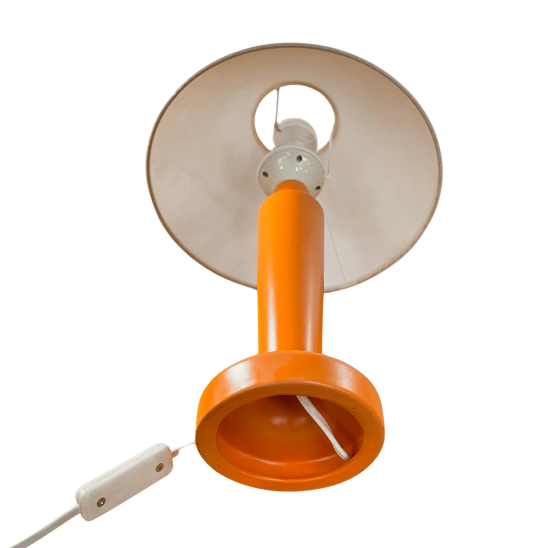 Lampa stołowa BEA04, pomarańczowy, ceramika, Lamperr, Polska, lata 90. - 127581