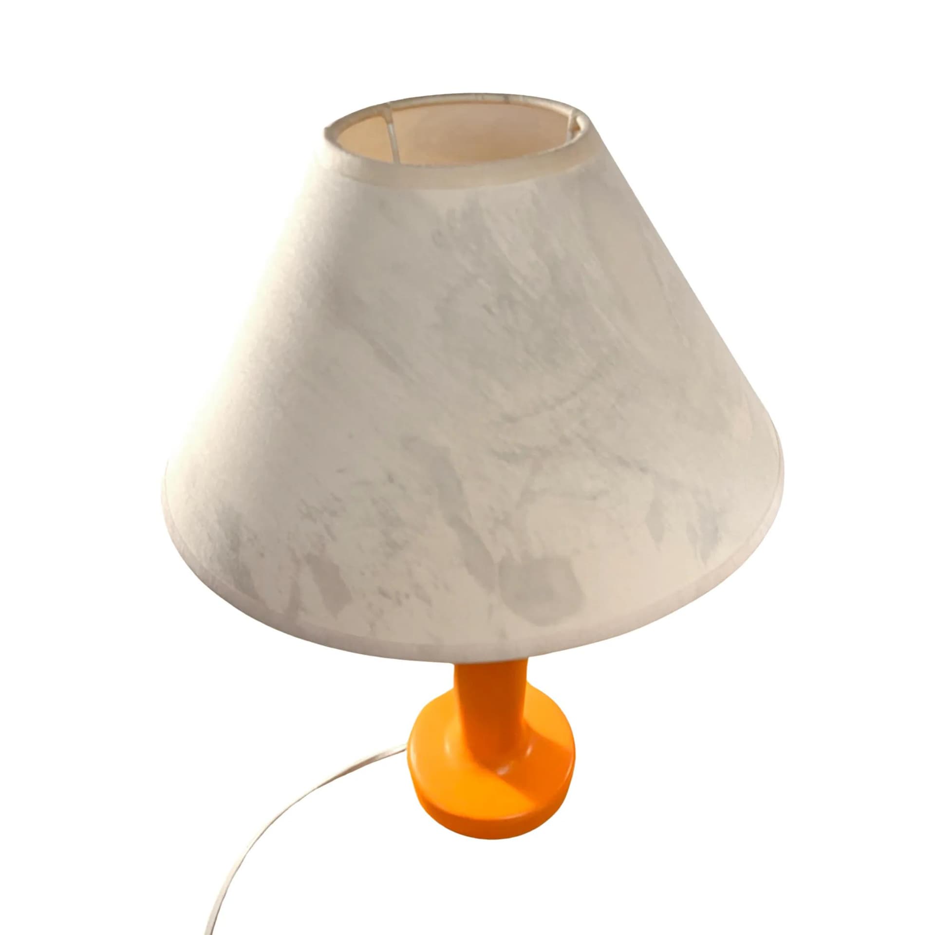 Lampa stołowa BEA04, pomarańczowy, ceramika, Lamperr, Polska, lata 90. - 127578