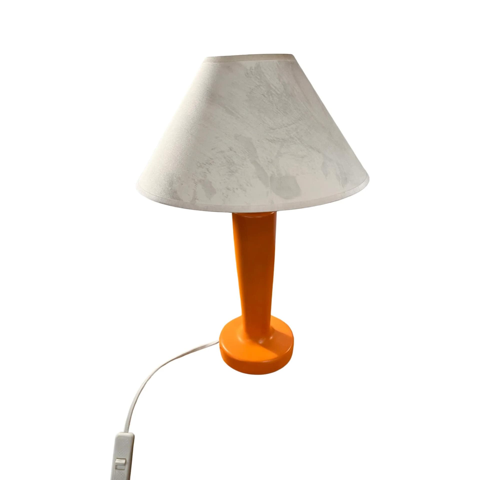 Lampa stołowa BEA04, pomarańczowy, ceramika, Lamperr, Polska, lata 90. - 127579