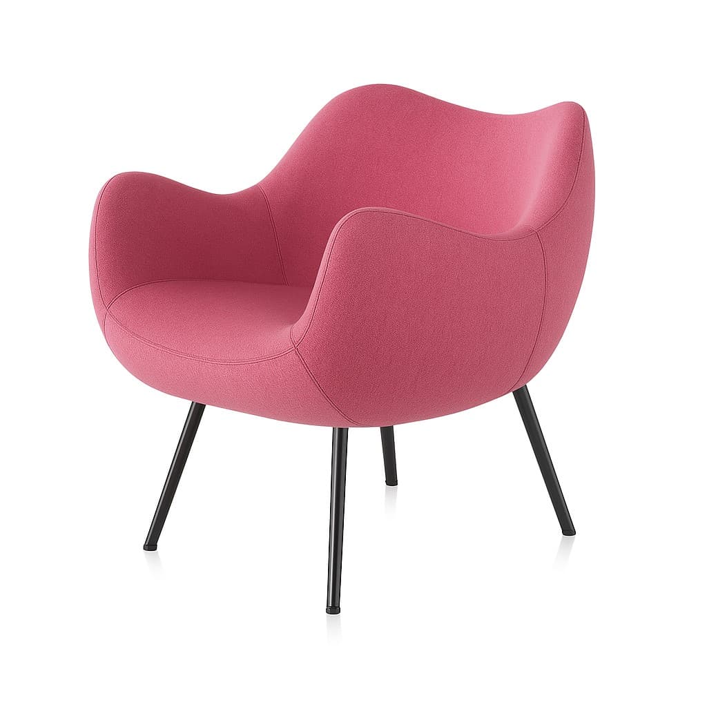 Fotel RM58 Soft Medley różowy, proj. R. Modzelewski, VZÓR