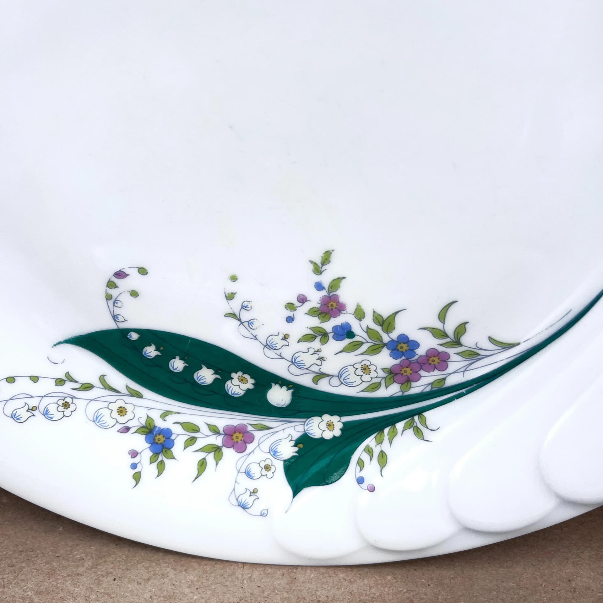 Zestaw śniadaniowy Wawel, biały, porcelana, Polska, lata 80. - 127547