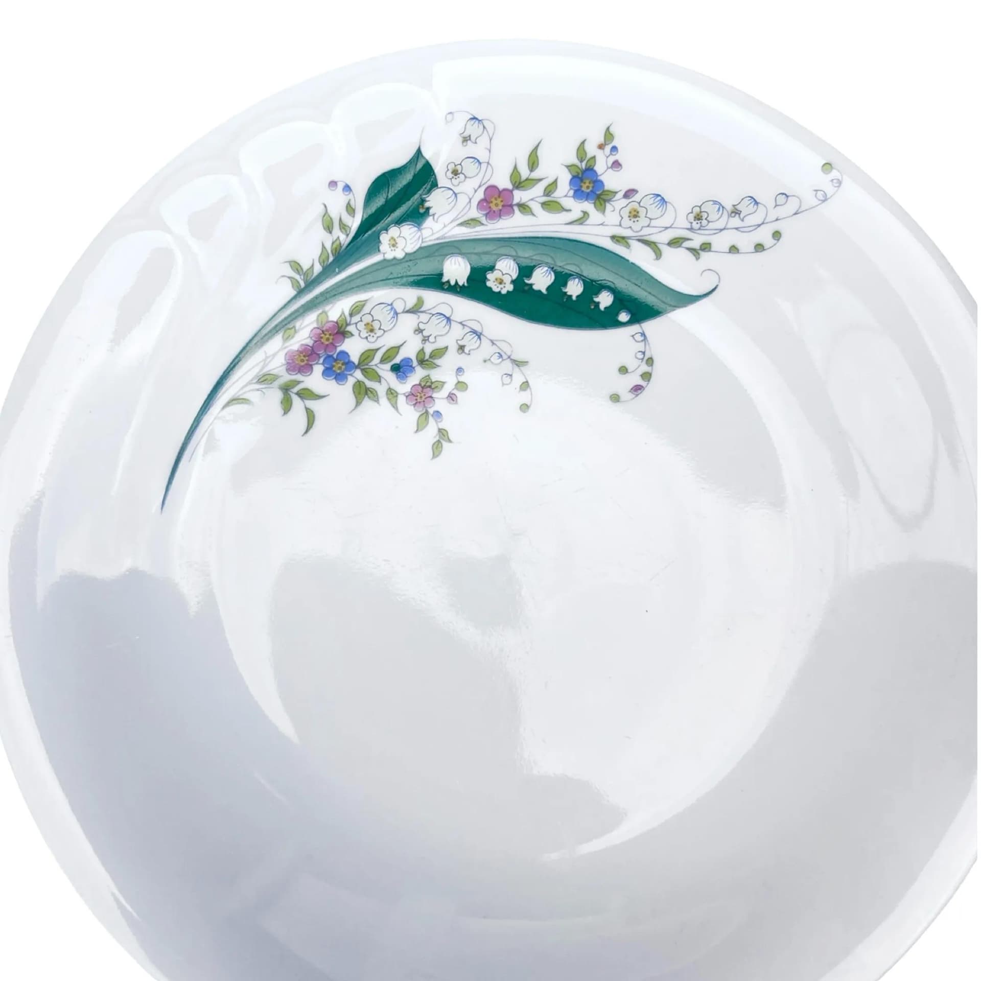 Zestaw śniadaniowy Wawel, biały, porcelana, Polska, lata 80. - 127548