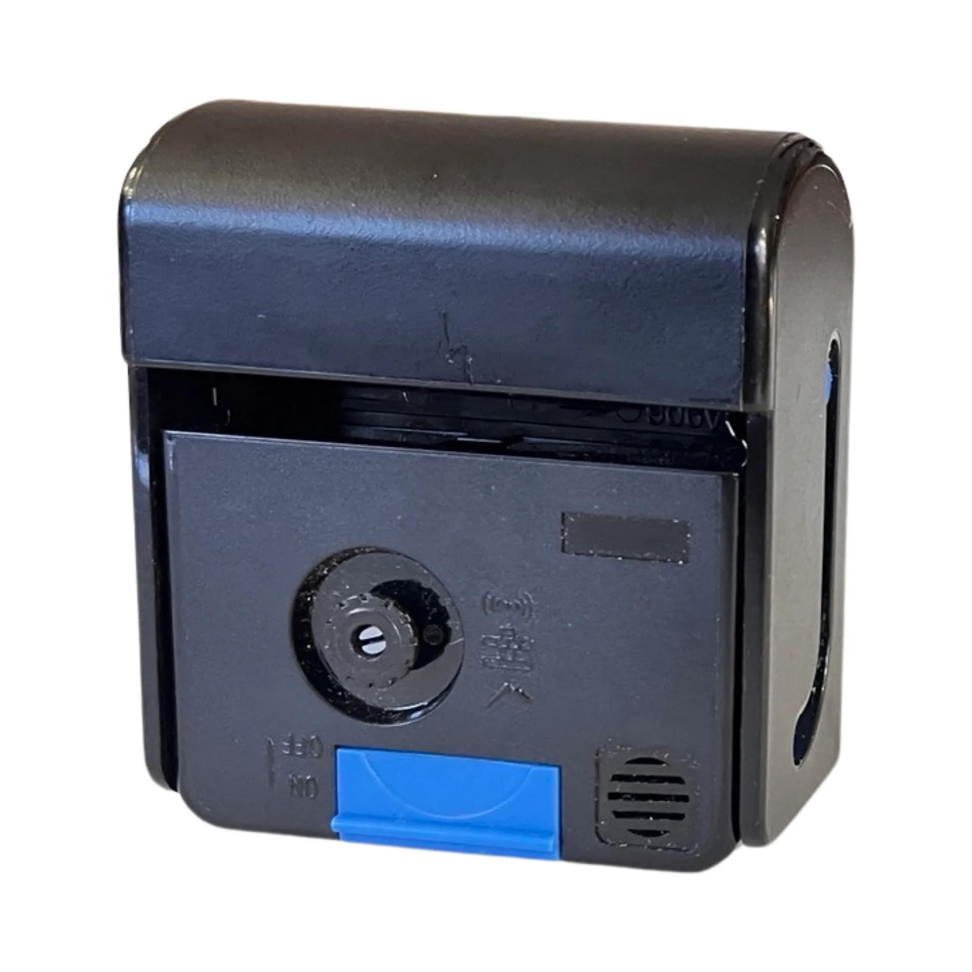 Budzik podróżny, niebieski, tworzywo sztuczne, T&H, Japonia, lata 90. - 127434