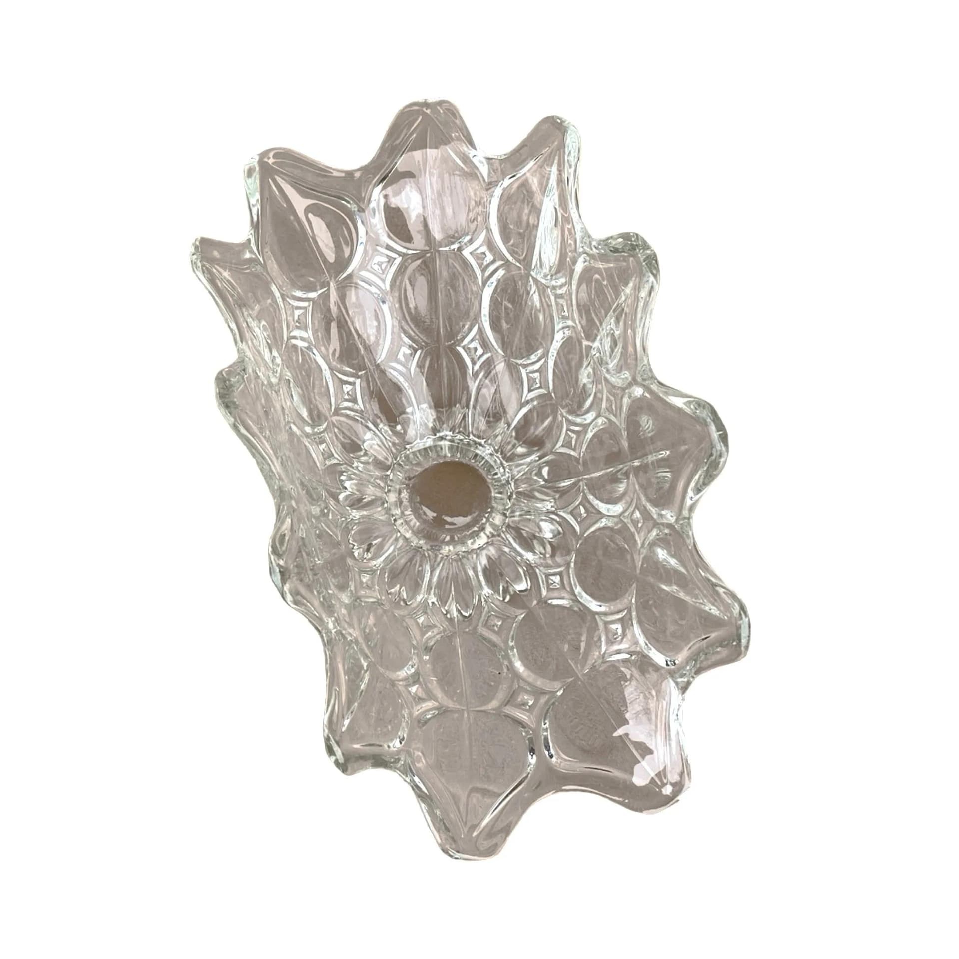 Decorative bowl, transparent glass, Bohemia, Czechoslovakia, 1970s - 127315