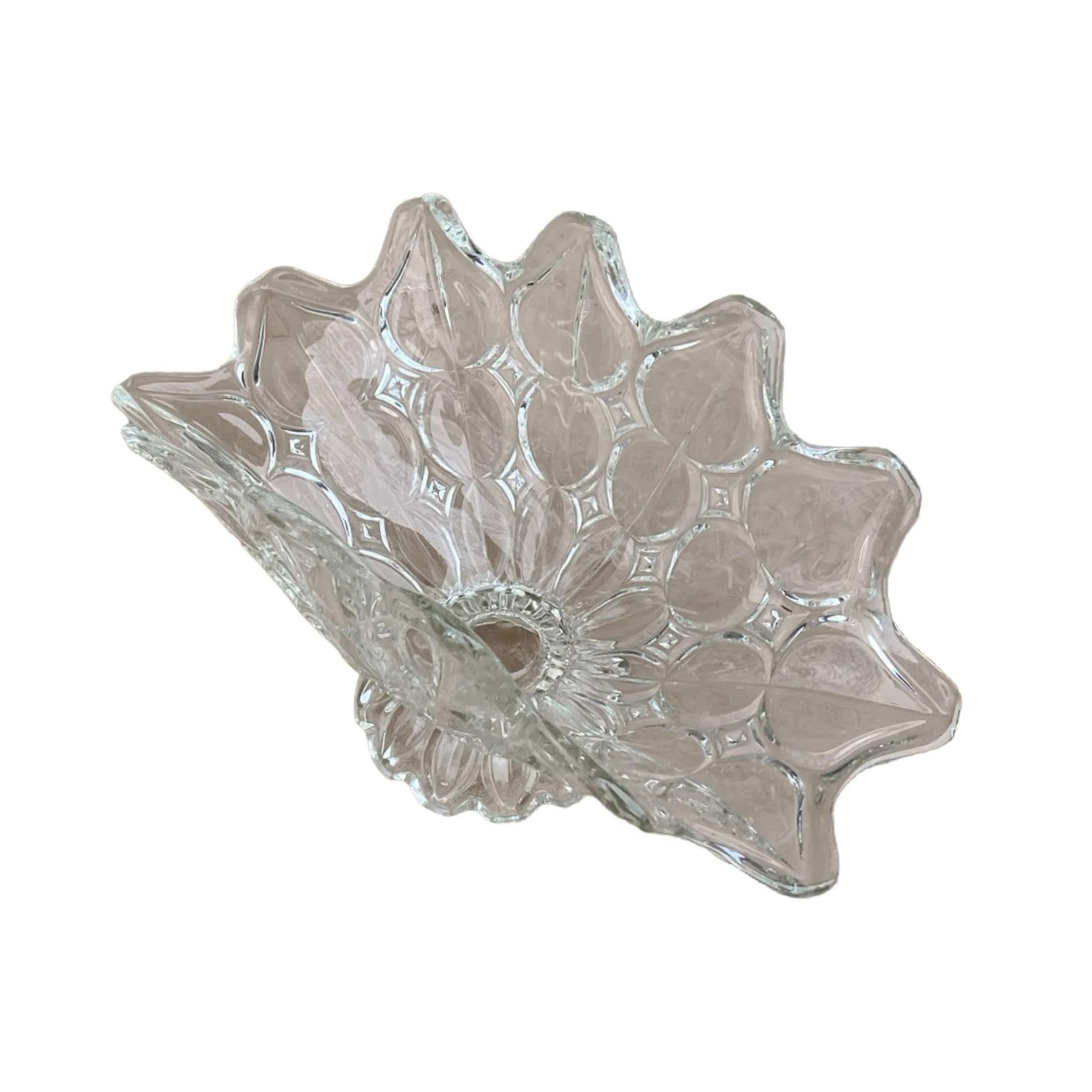 Decorative bowl, transparent glass, Bohemia, Czechoslovakia, 1970s - 127316