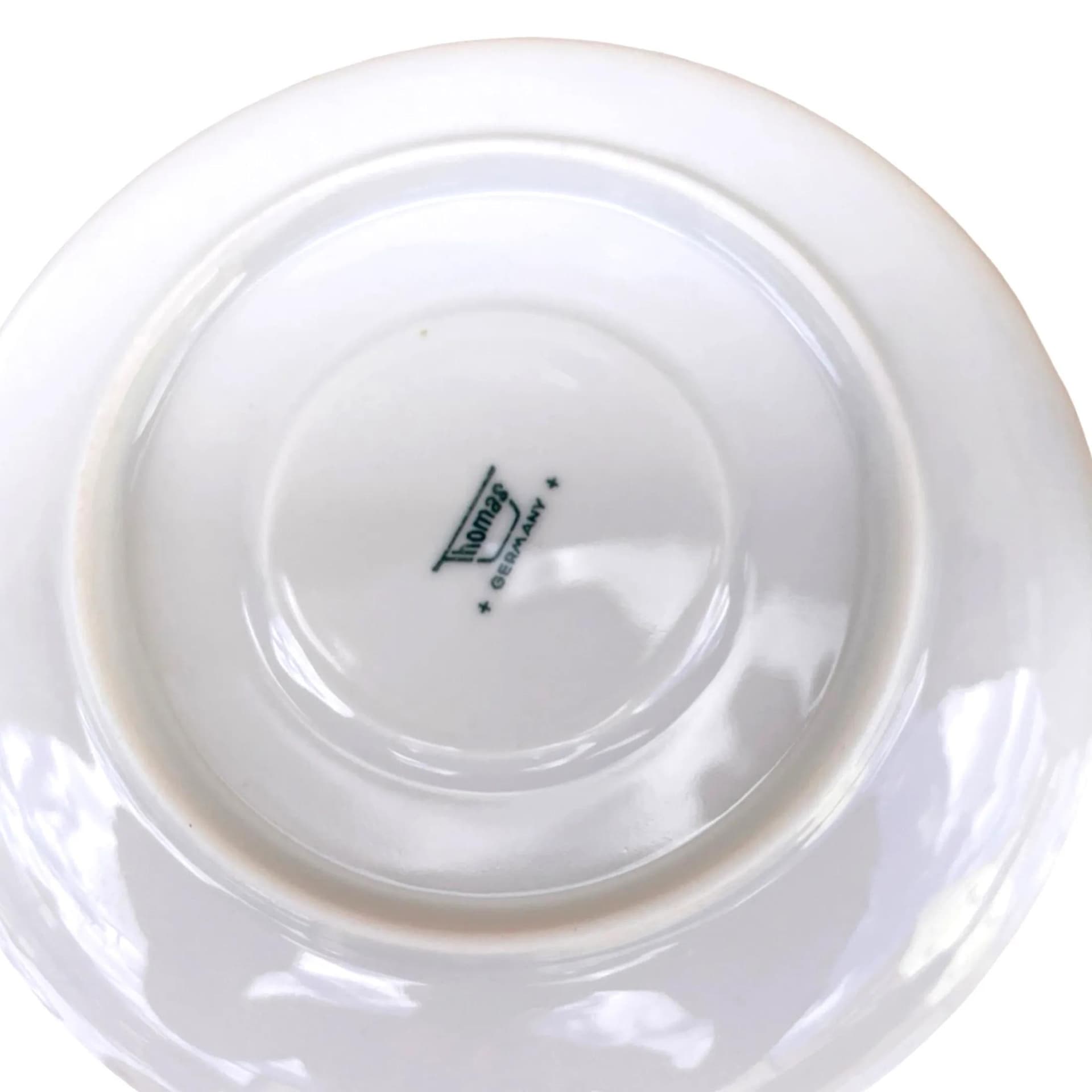 Serwis kawowy Rotunda, porcelana biała różowa, proj. T. Wirkkala, Niemcy, lata 60. - 127306