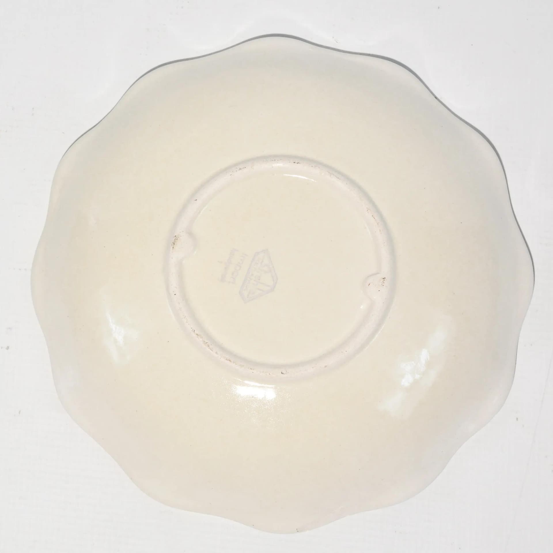 Bowl, turquoise stoneware, Strehla, Germany, 1970s. - 127216