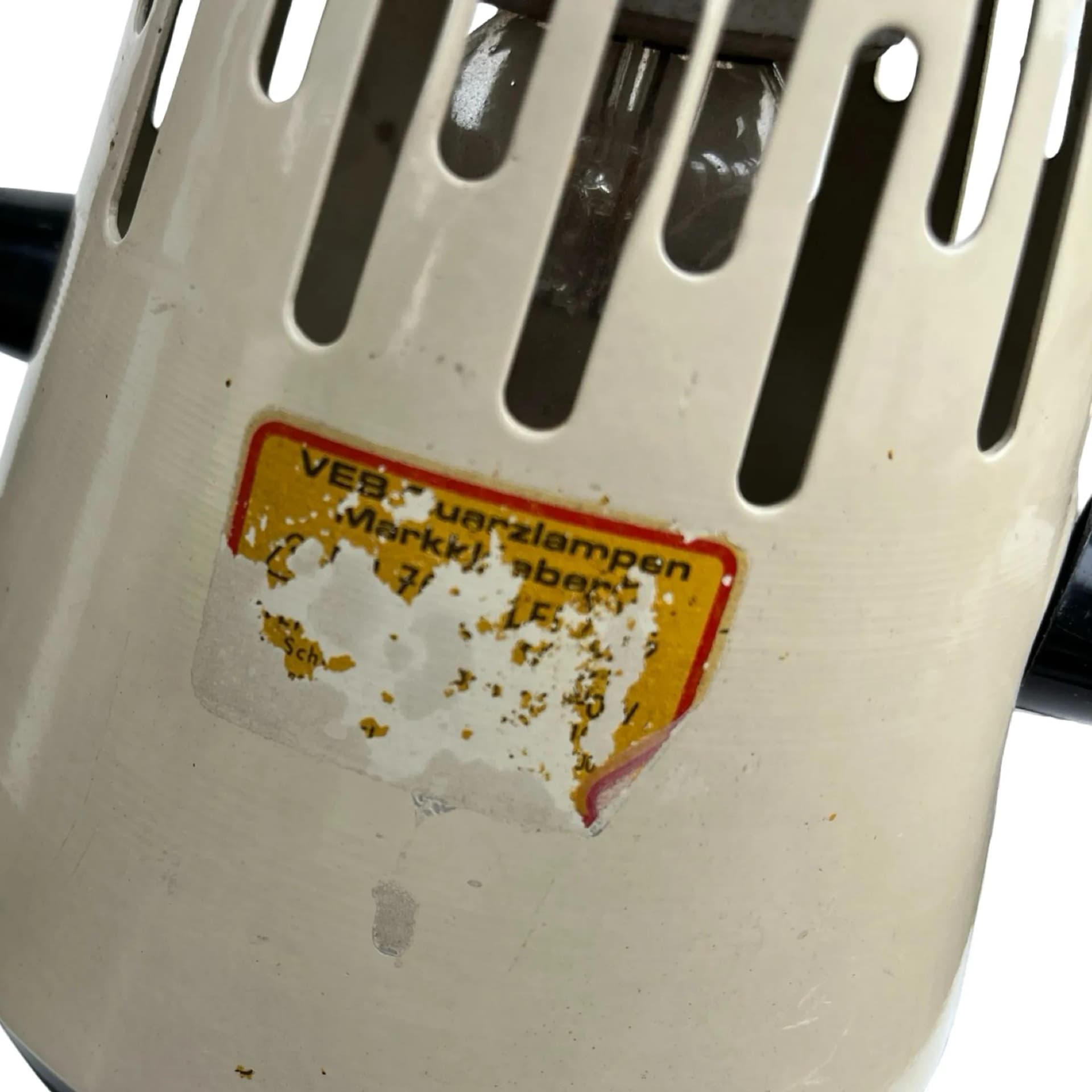 Lampa stołowa Space Age, biały, metal bakelit, Niemcy, lata 60. - 127207