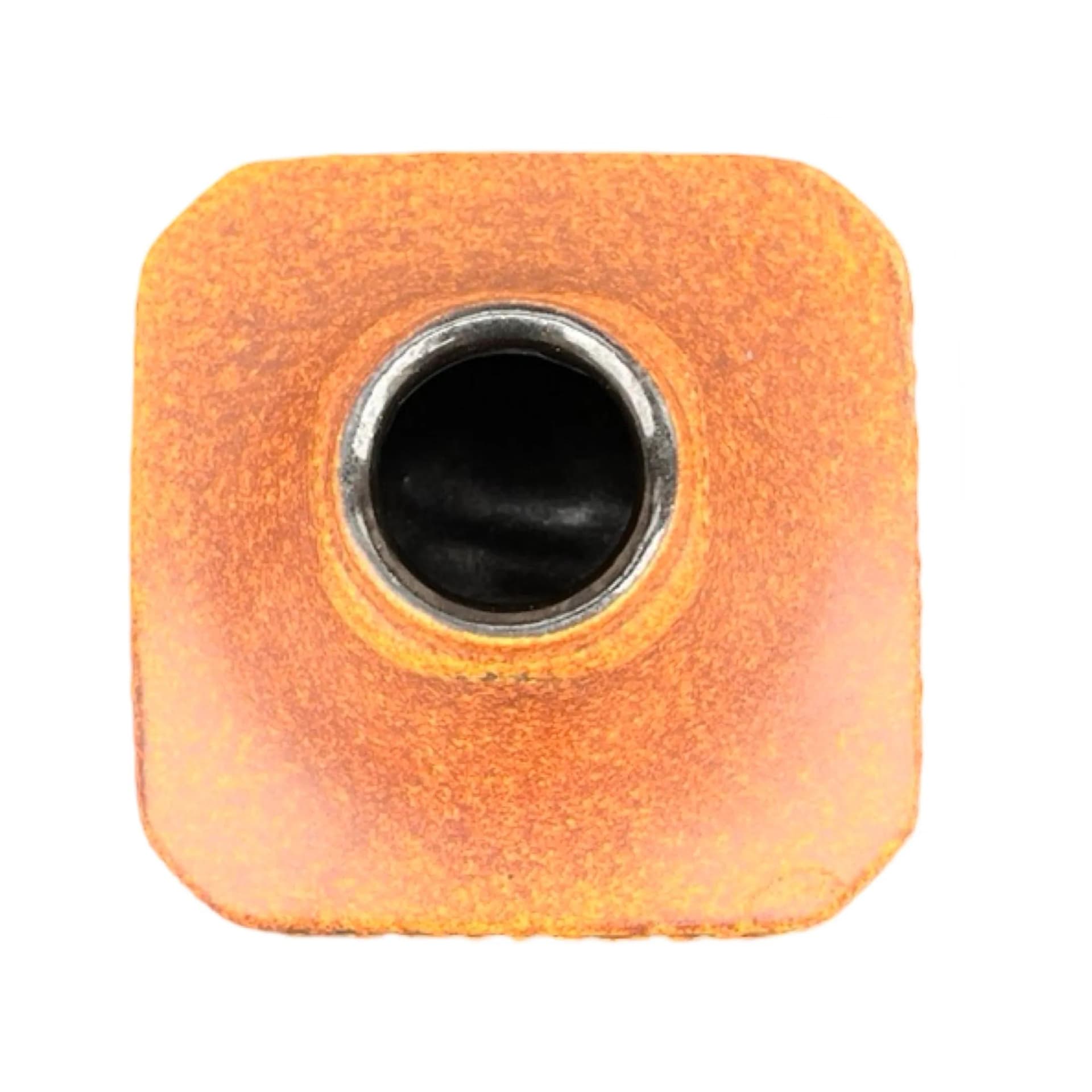 Wazon Op-Art, brązowy, kamionka, Fohr Keramik, Niemcy, lata 70. - 127058