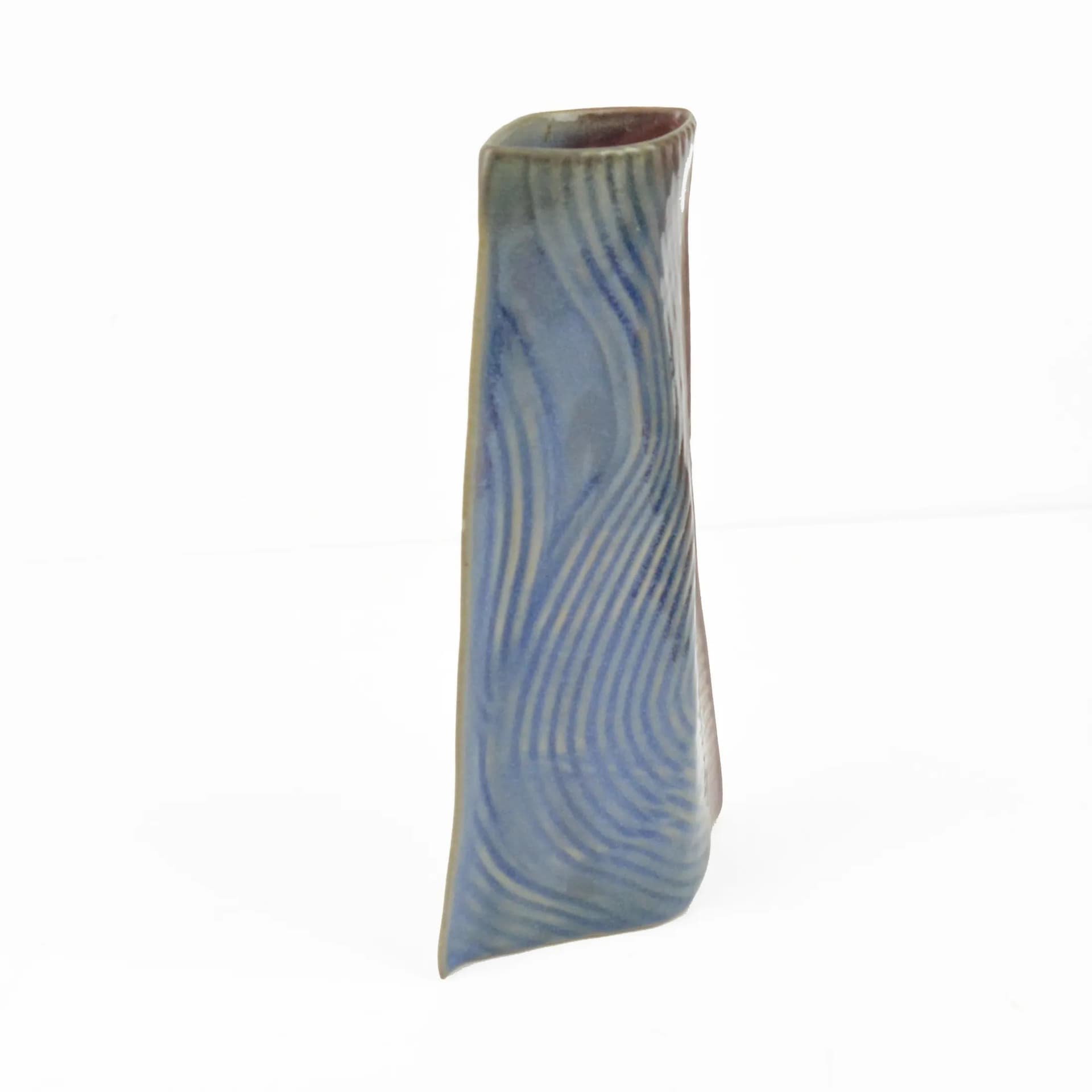 Vase, multicolor ceramics, by J. Van Loon, Rosenthal studio-line, Germany, 1980s. - 126913
