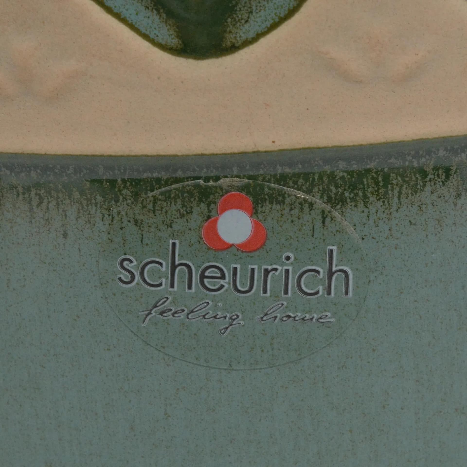 Donica 929-16, butelkowa zieleń, kamionka, Scheurich Keramik, Niemcy, lata 80. - 126824