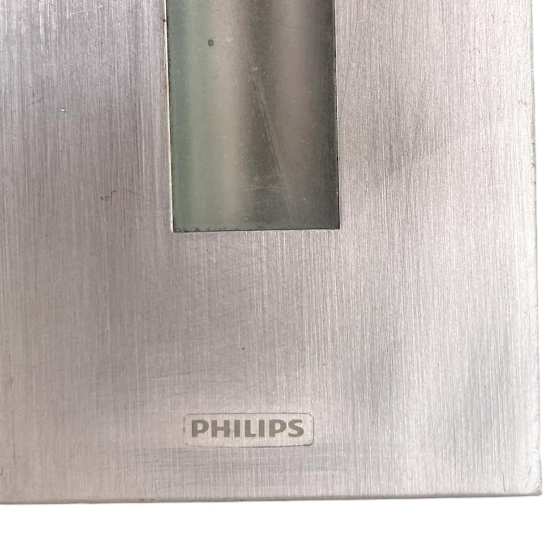 Wall light Ecom Northwoods, white glass, silver aluminium, Philips, Germany - 126718