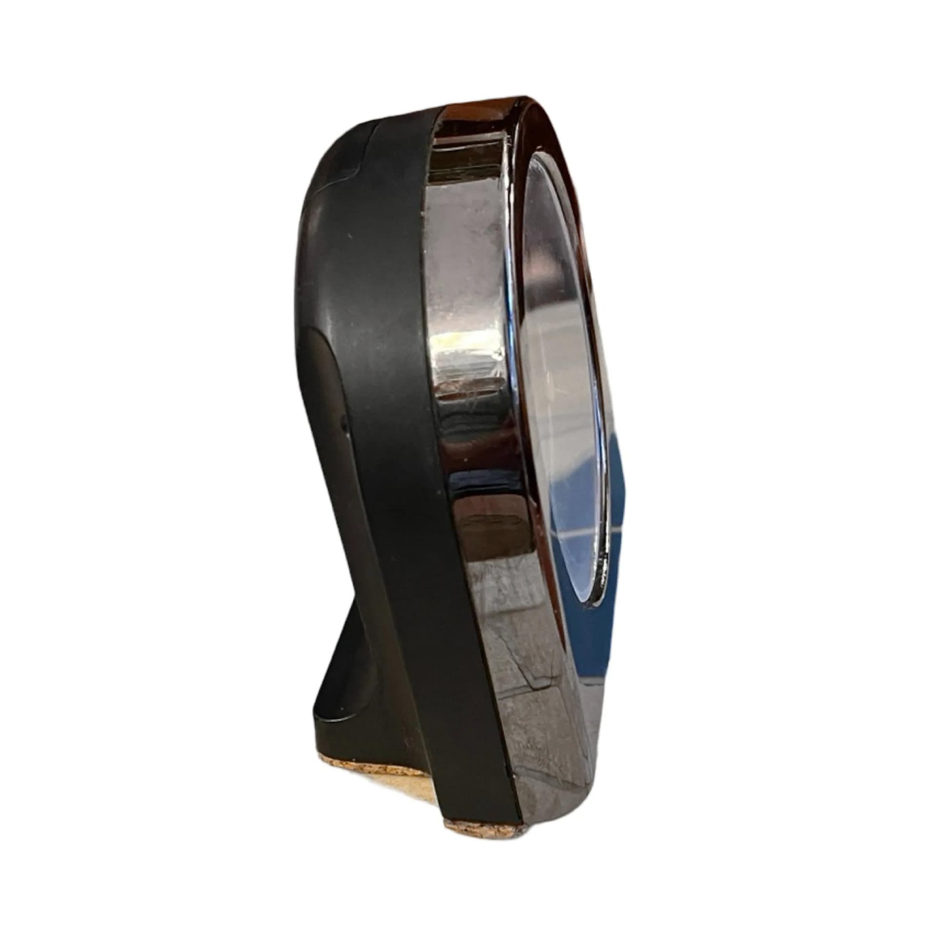 Zegar kominkowy Modern Royal, srebrny, metal chromowany, Niemcy, lata 80. - 126704