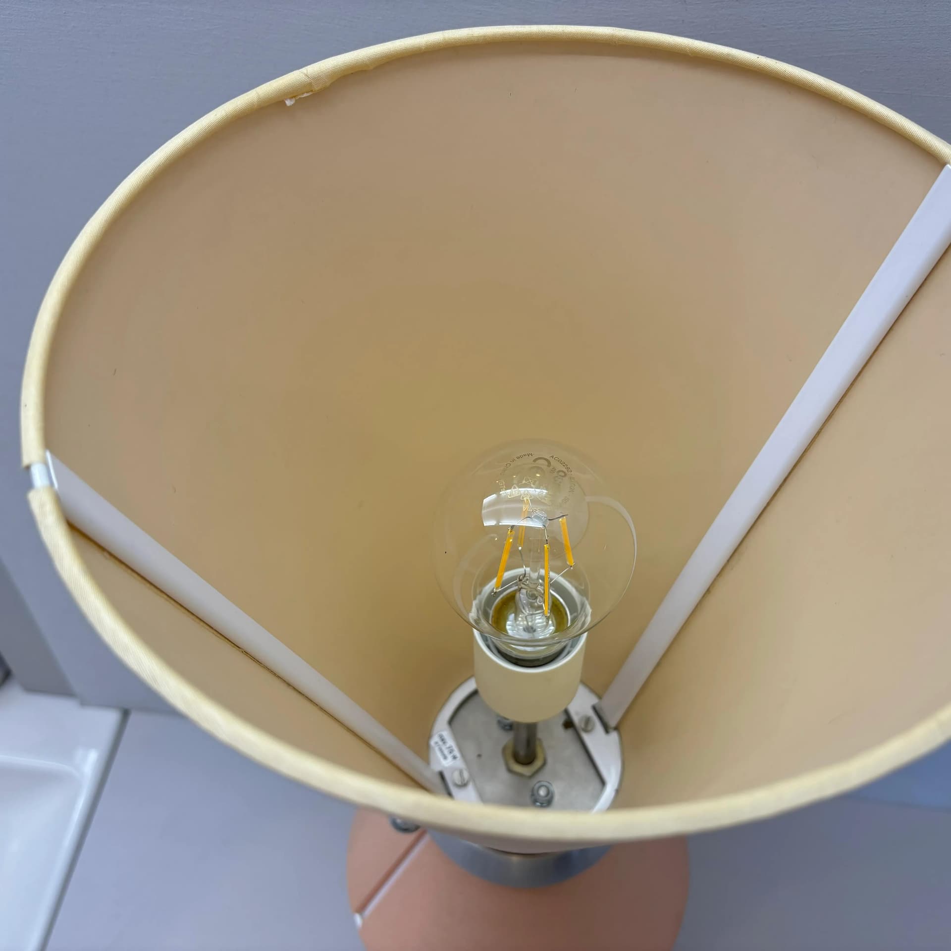 Lampa stołowa, aluminium beżowy, proj. J.-M. Da Costa, Serien, Niemcy, lata 90. - 8832