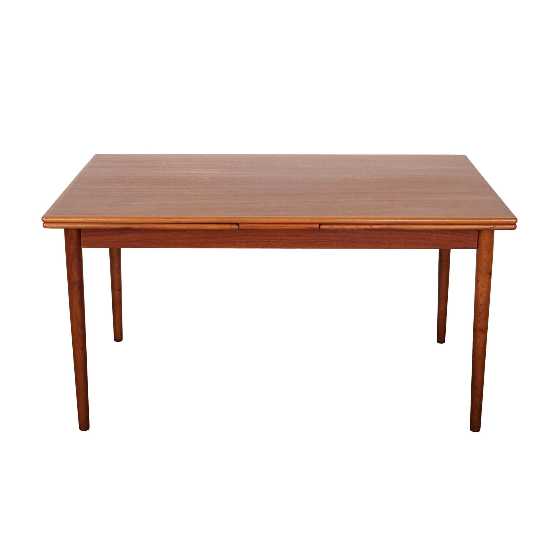 Dining table, brown teak, Denmark, 1970s.