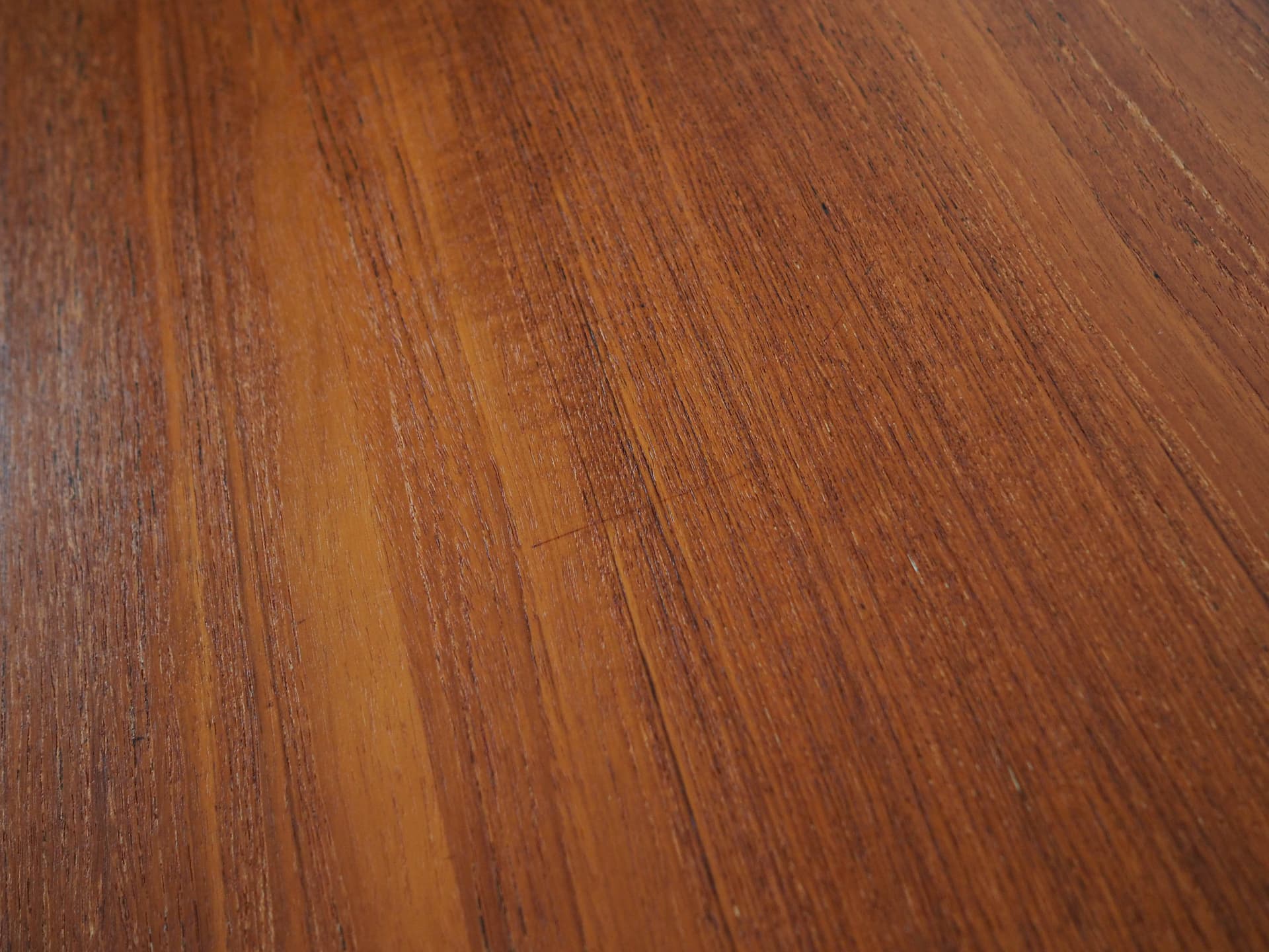 Dining table, brown teak, Denmark, 1970s. - 129850