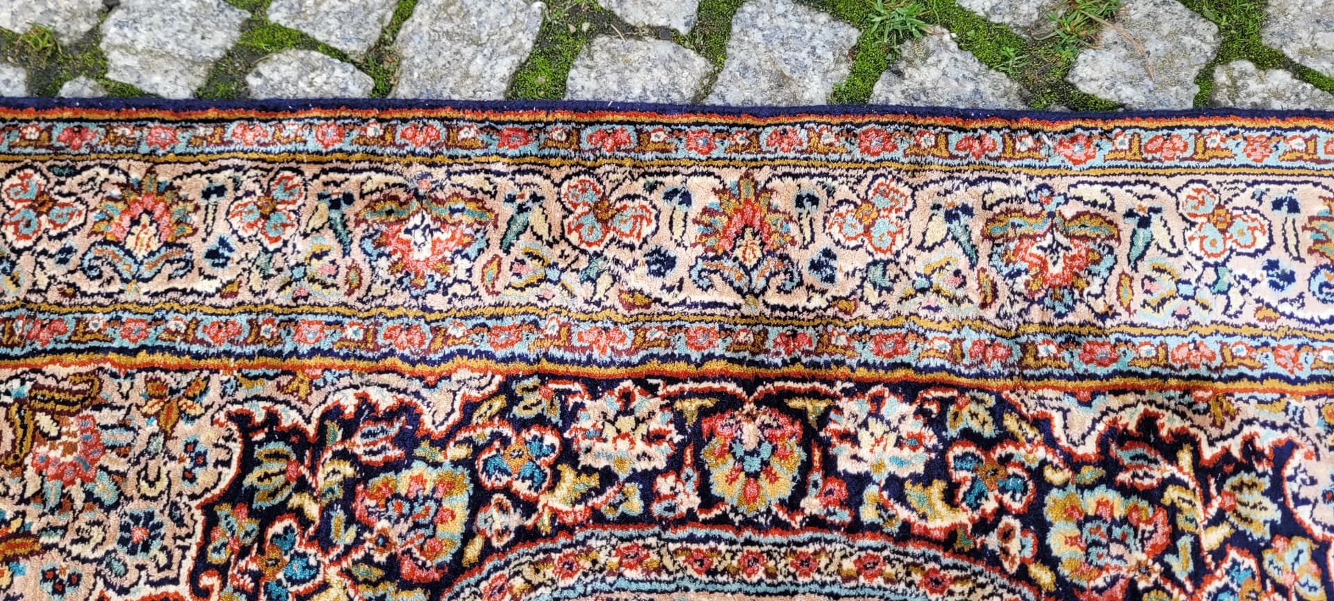 Dywan Indo Ghom, 100x63 cm, maroon, jedwab, Indie - 129964