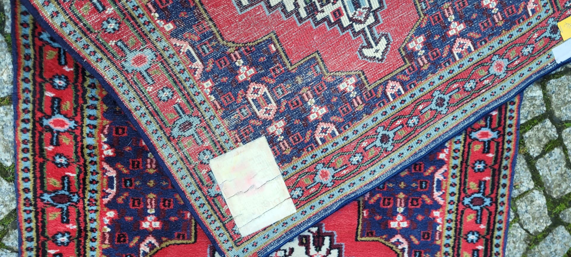 Rug Kazak 255x73cm, multicolor wool, India, early 20th c. - 130056