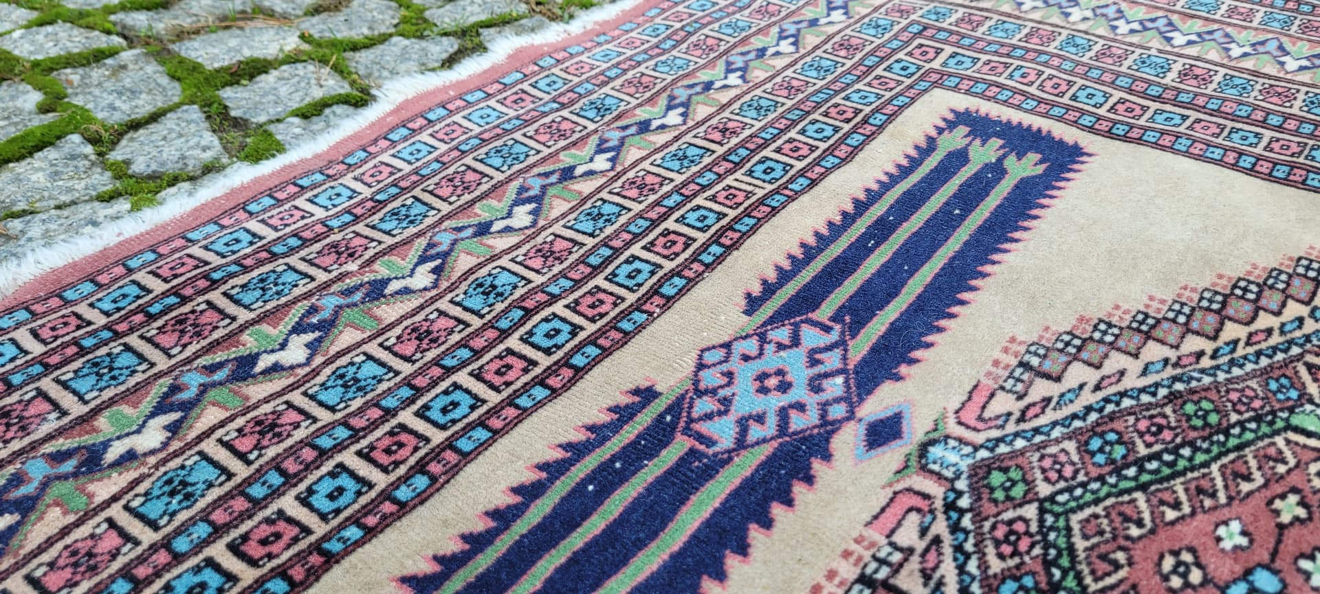 Dywan Buchara 130x200 cm, multikolor, wełna, Pakistan - 130071