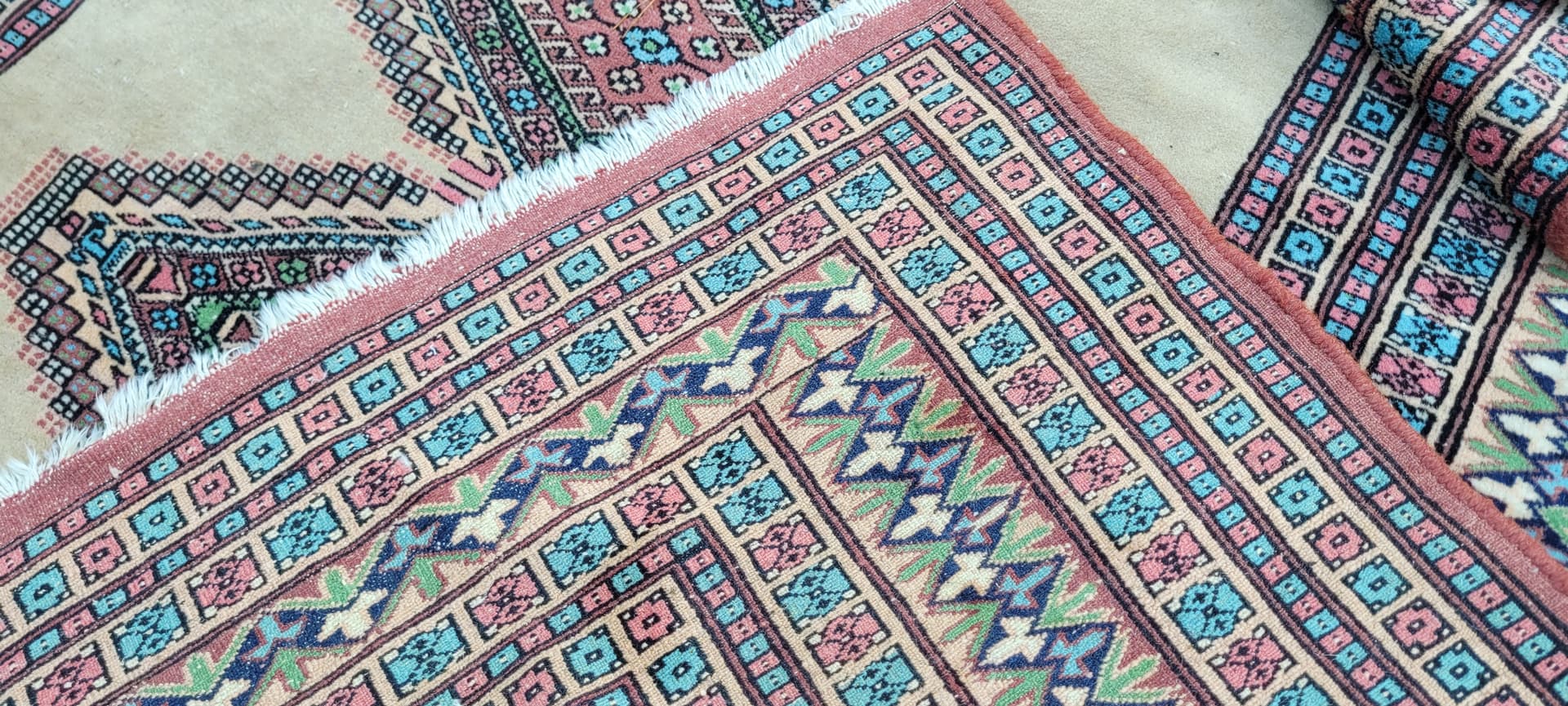 Dywan Buchara 130x200 cm, multikolor, wełna, Pakistan - 130081