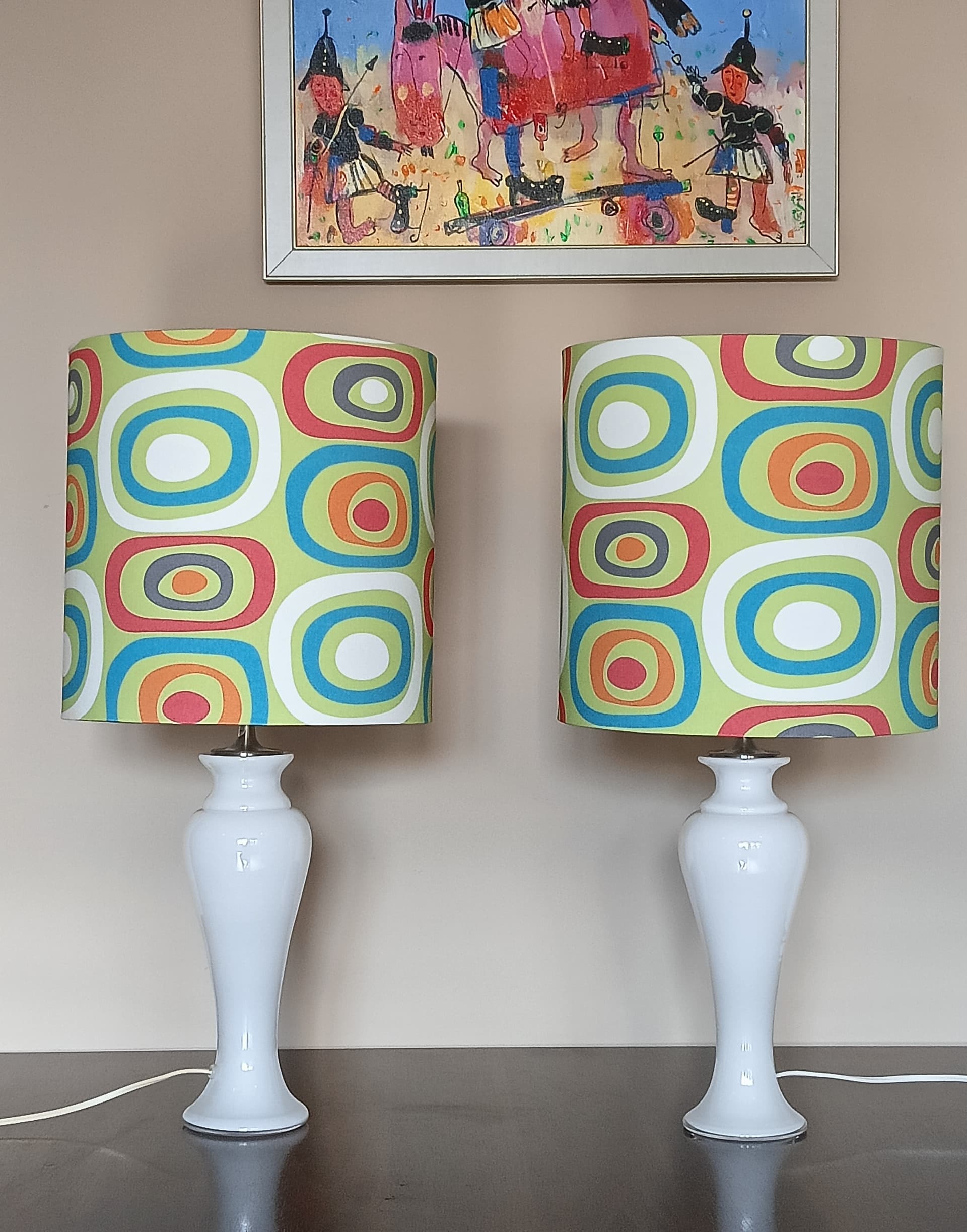 Para lamp stołowych Holmegaard Napoli, Dania, lata 90 - 130129