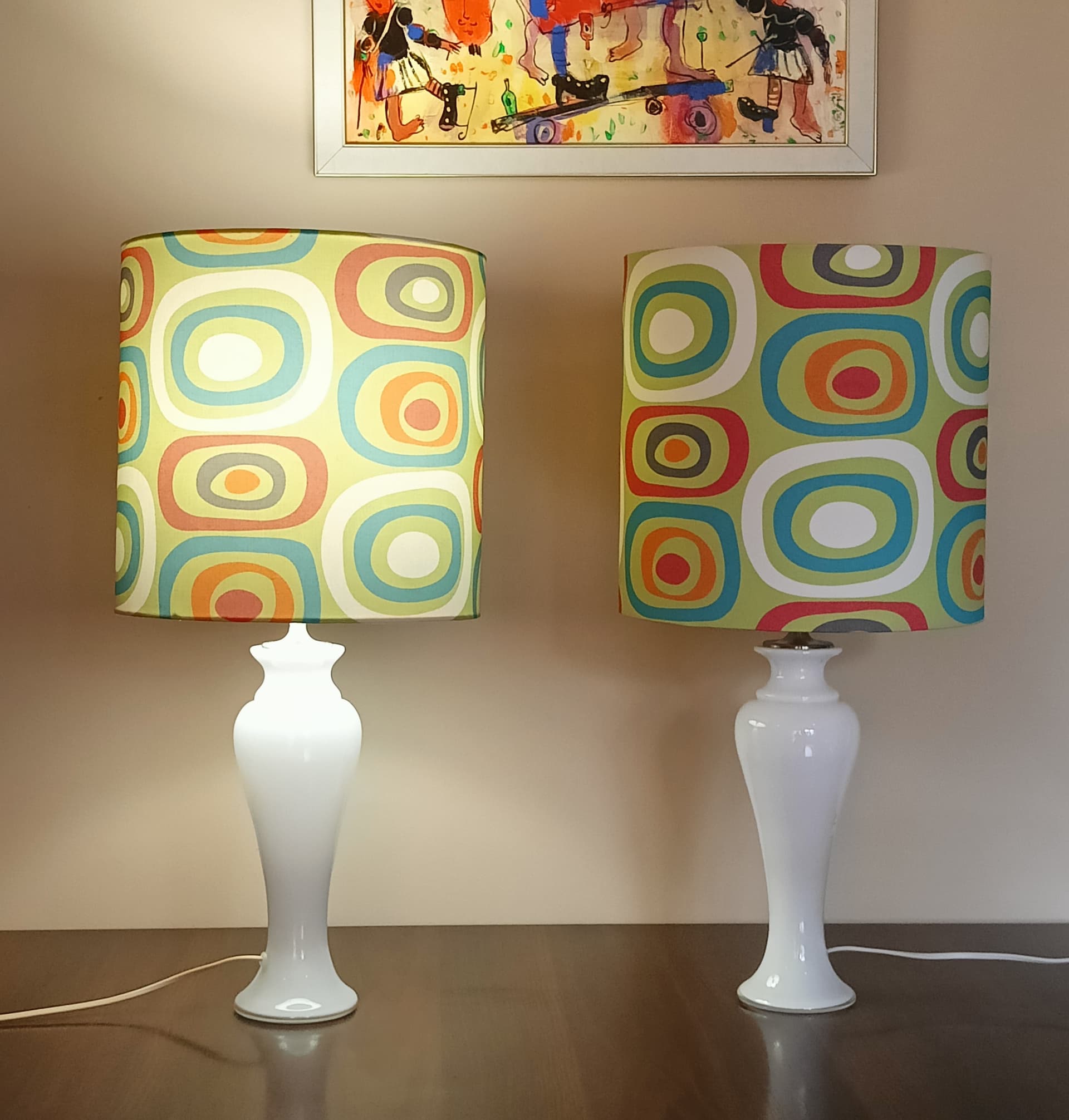 Para lamp stołowych Holmegaard Napoli, Dania, lata 90 - 130130