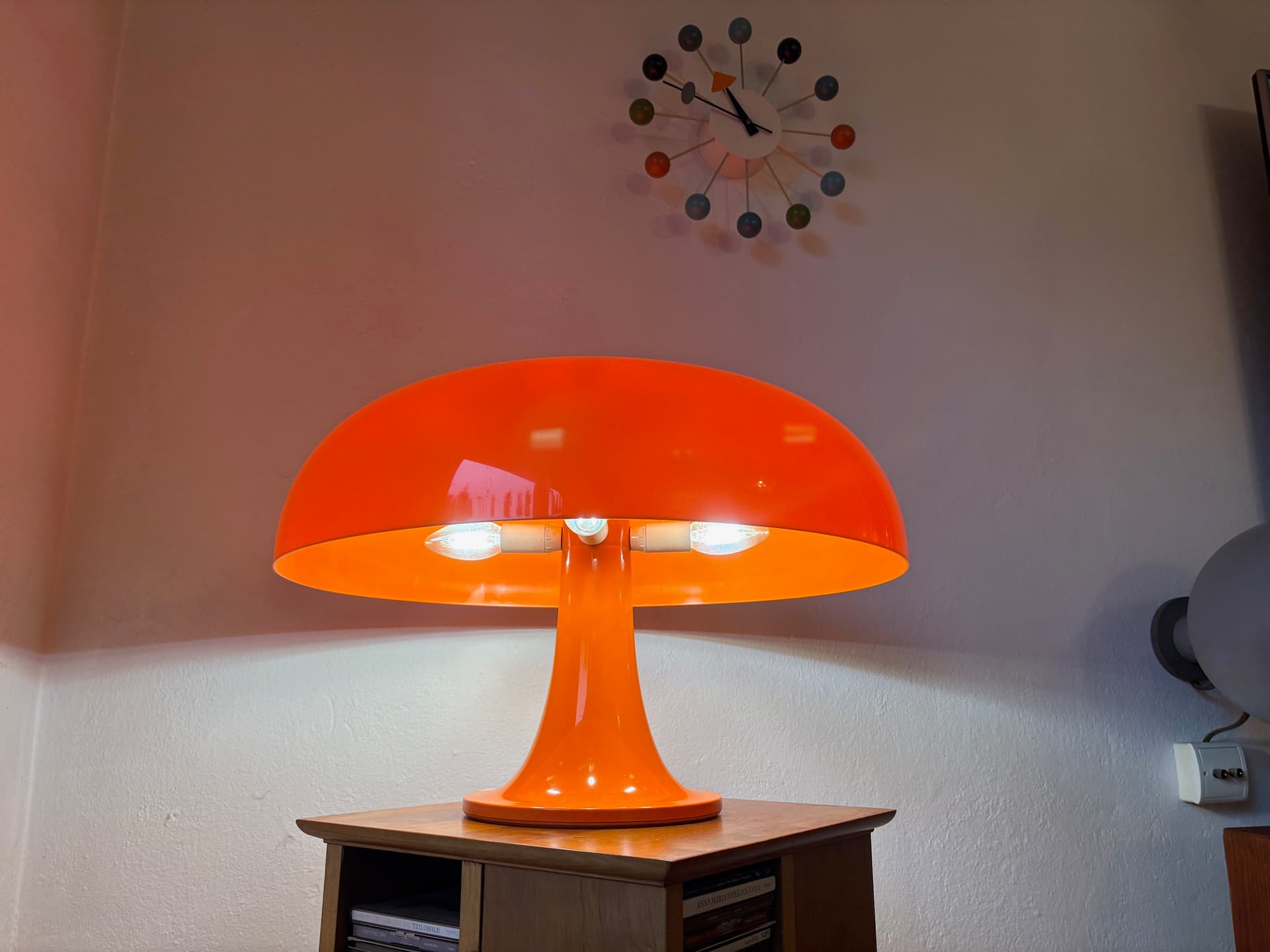 Lampa stołowa Nesso, proj. G. Mattoli, Studio Artemide, Włochy, 1967 r. - 130146