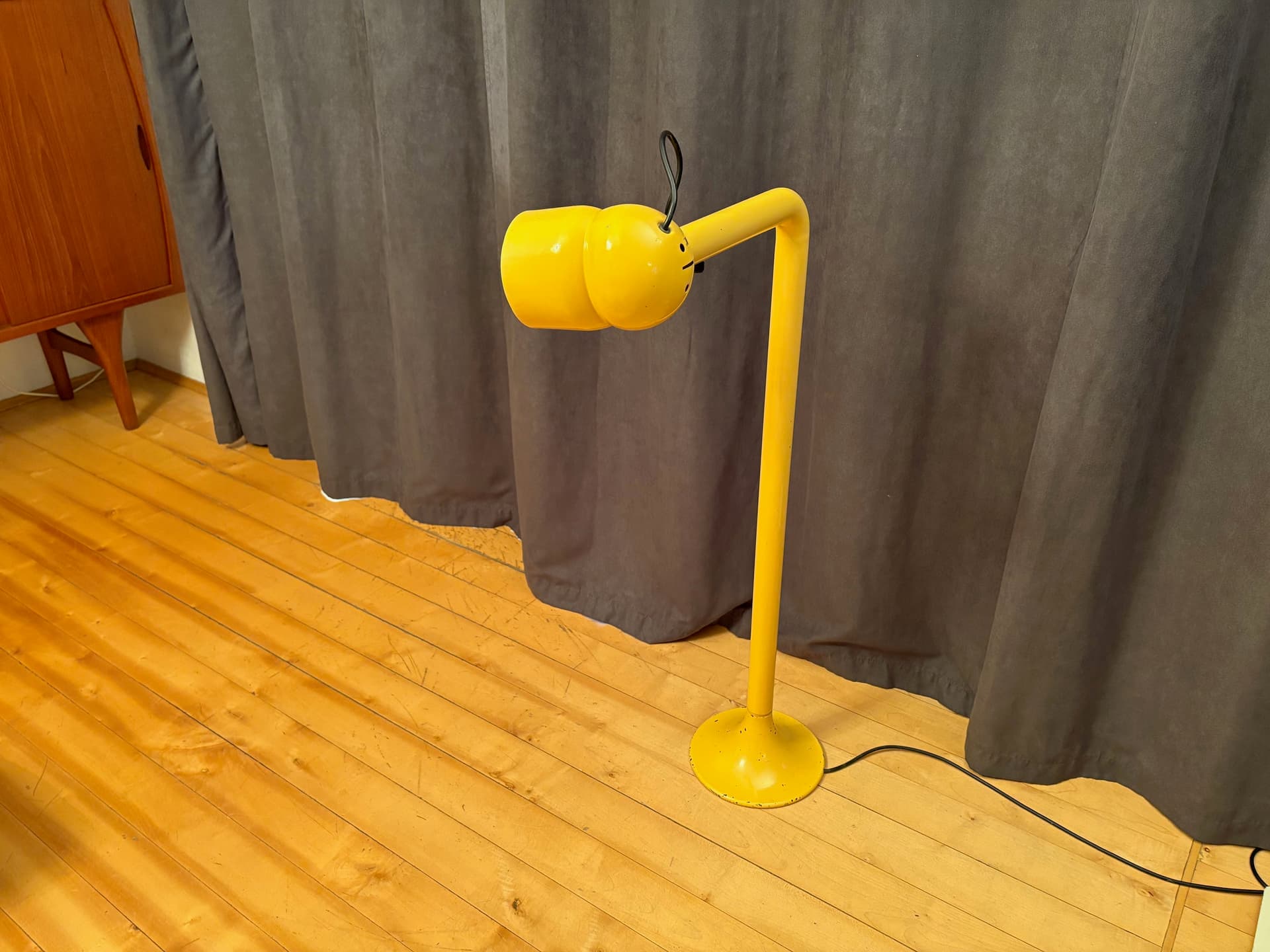 Unikalna lampa podłogowa „Robot” proj. Elio Martinelli , Martinelli Luce, Włochy, lata 60. - 130182