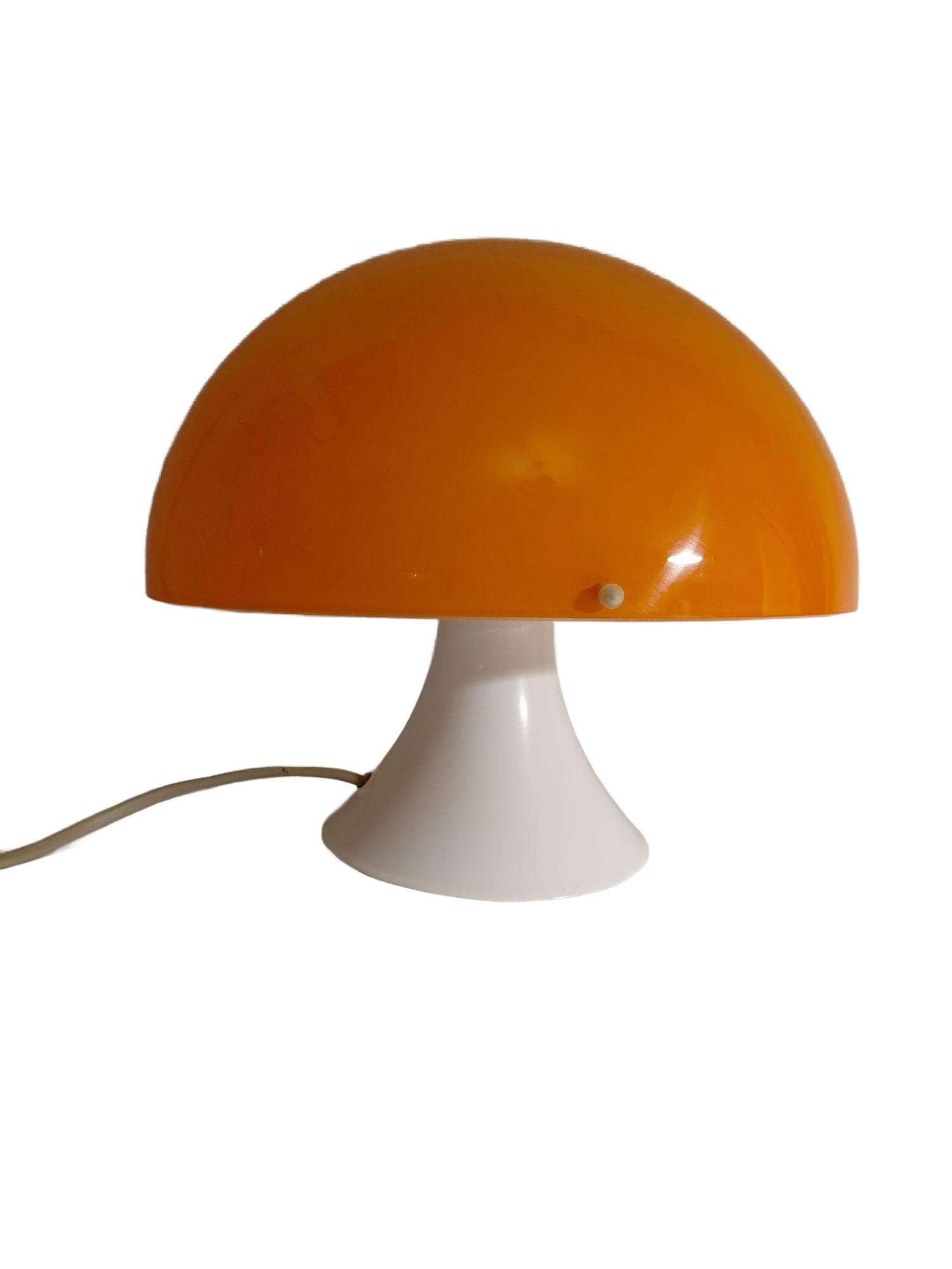 Lampka stołowa Space Age, pomarańczowy, plastik, NRD, lata 70.