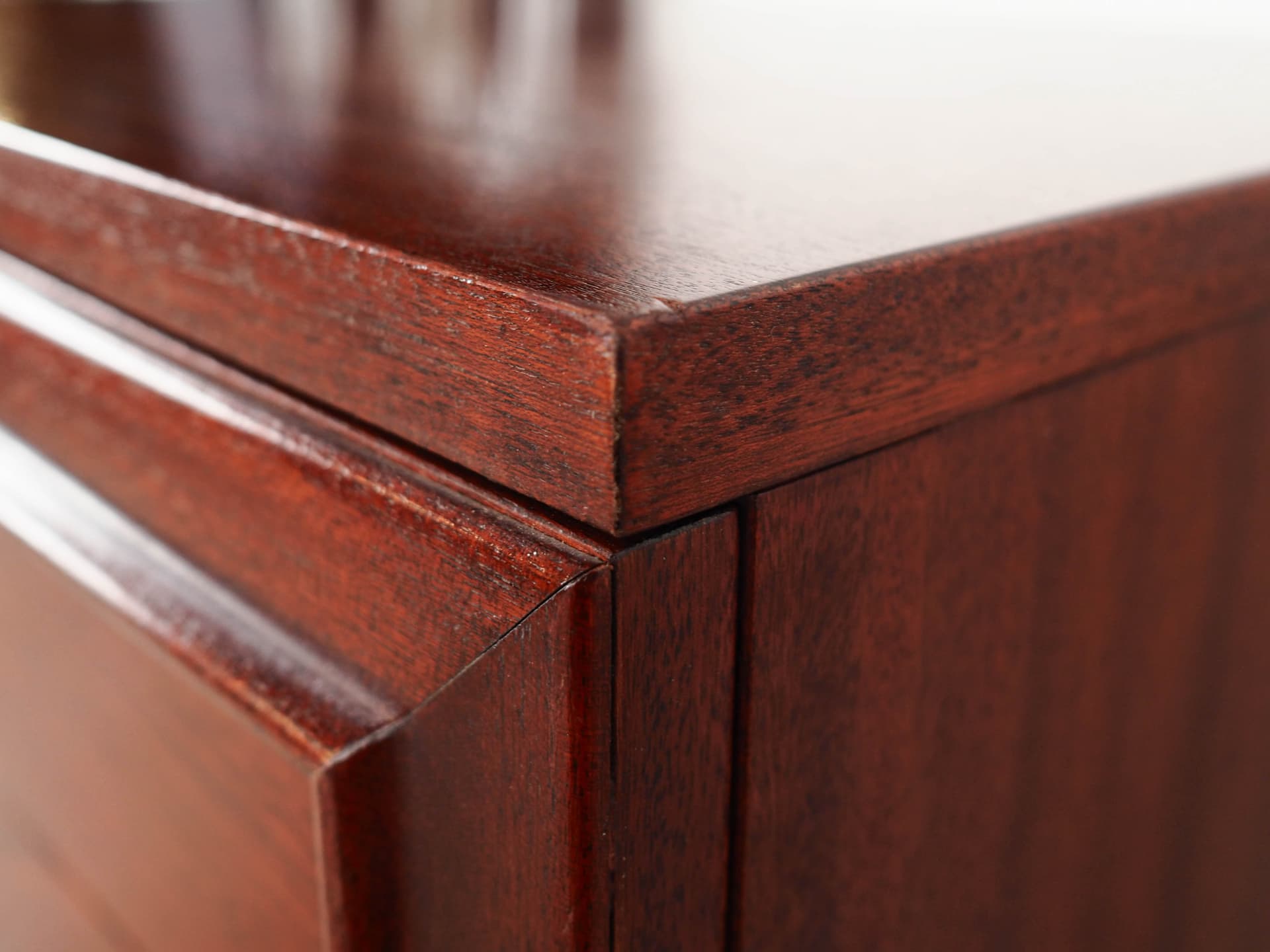 Komoda, mahoniowy, mahoń, Dania, lata 80. - 130289