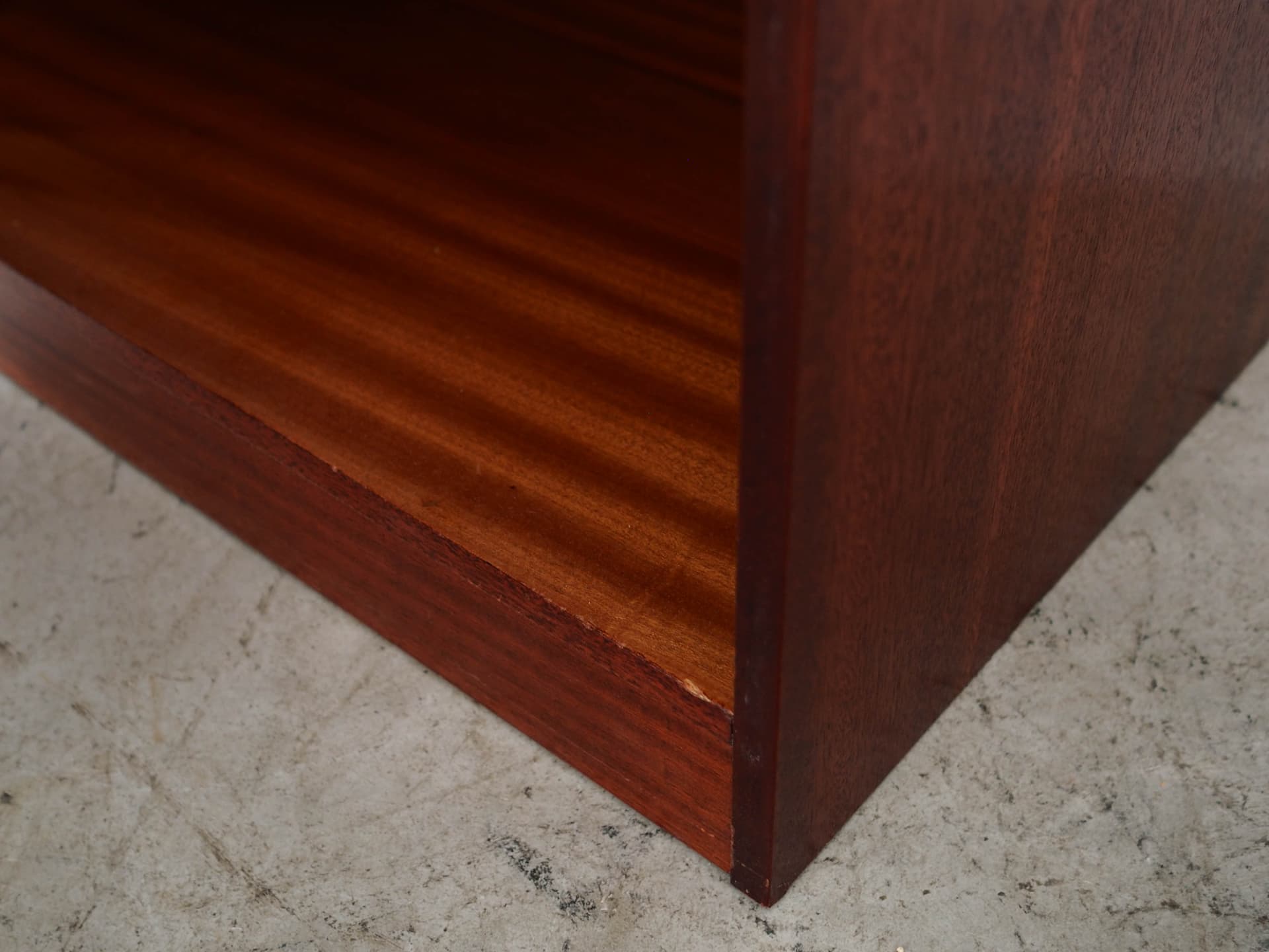 Cabinet, dark brown mahogany, Denmark, 1980s. - 130299