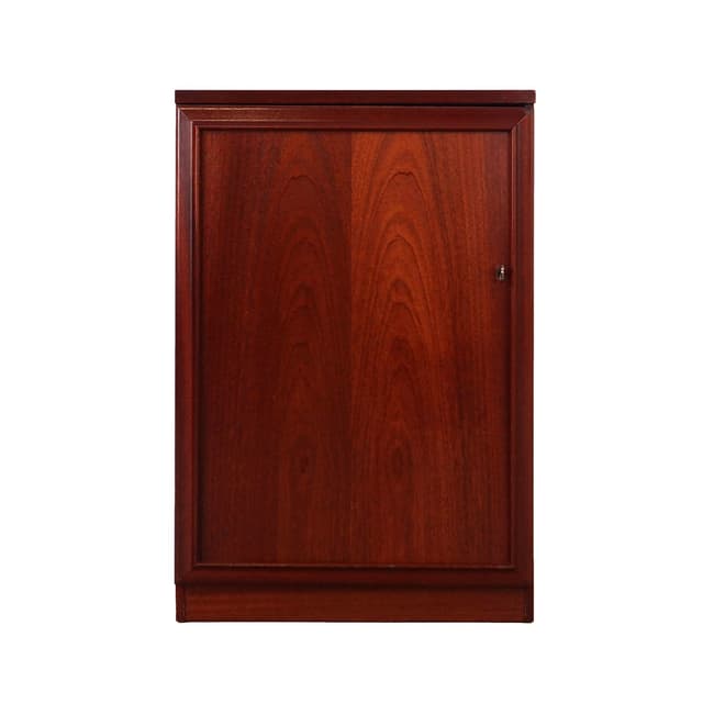 Cabinet, dark brown mahogany, Denmark, 1980s. - DIMENSION