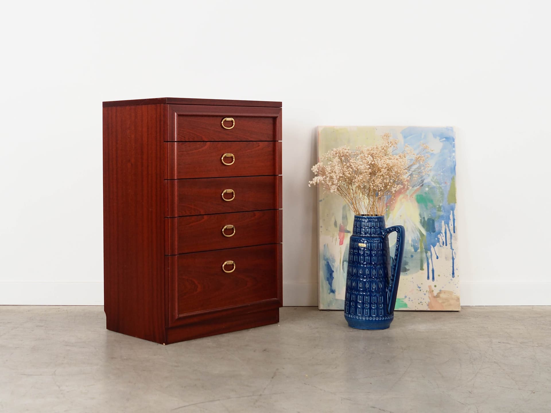 Komoda, mahoń ciemny, Dania, lata 80. - 130305