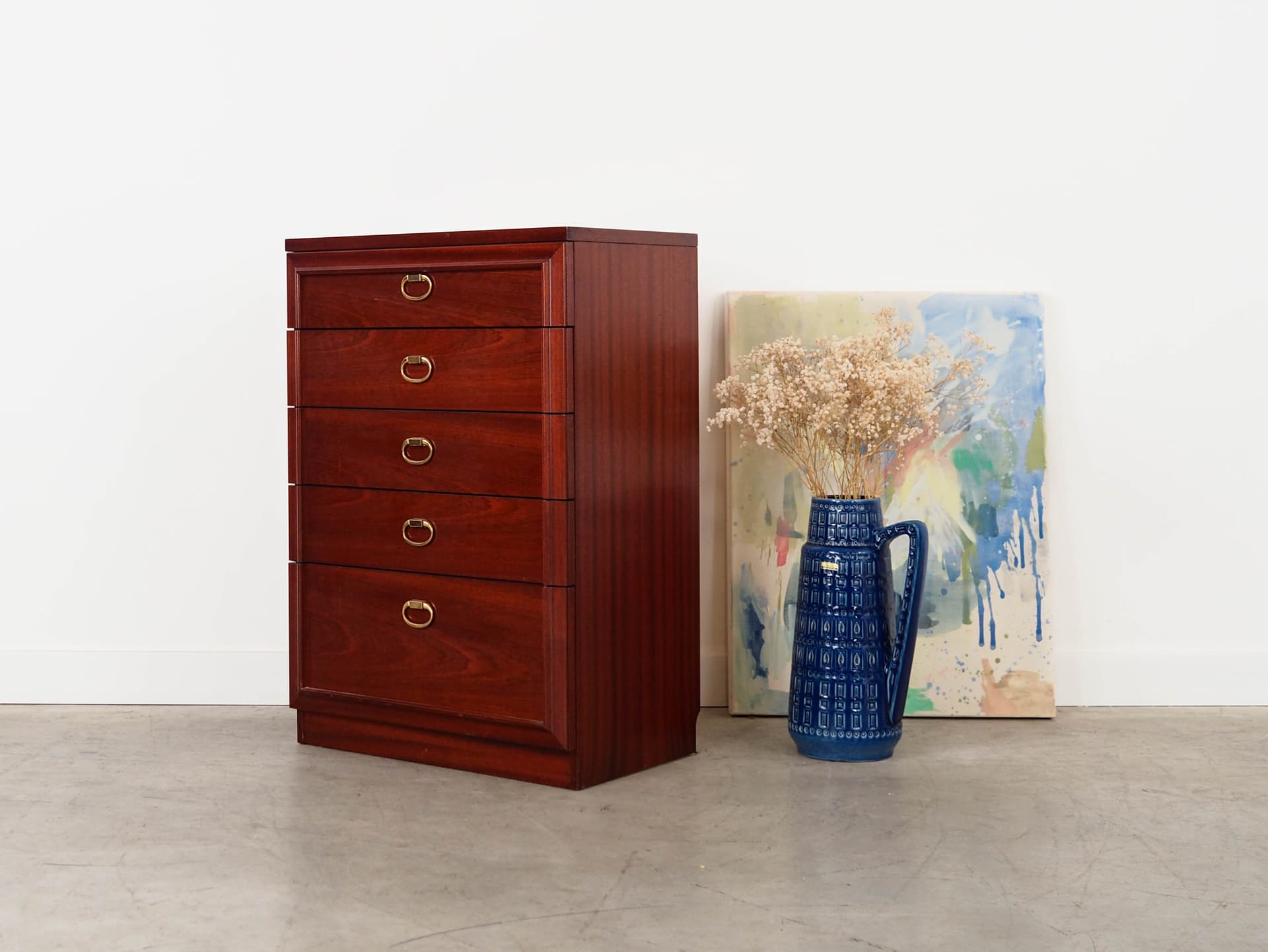 Komoda, mahoń ciemny, Dania, lata 80. - 130304