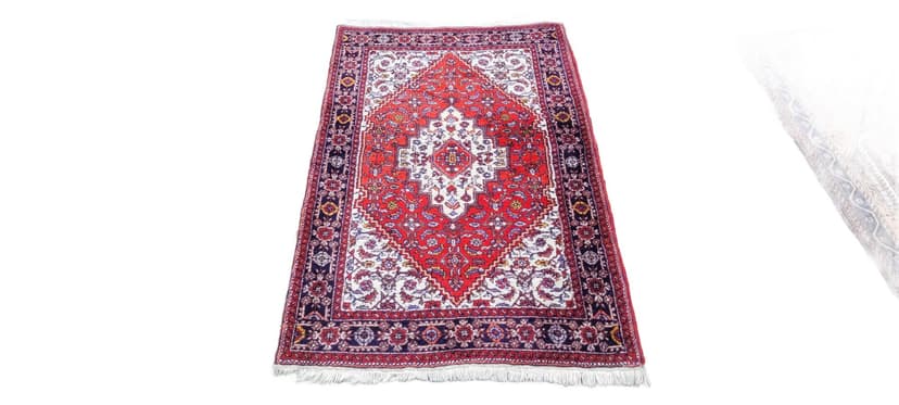 Dywan Bidjar 130x80cm, czerwony, wełna, Indie