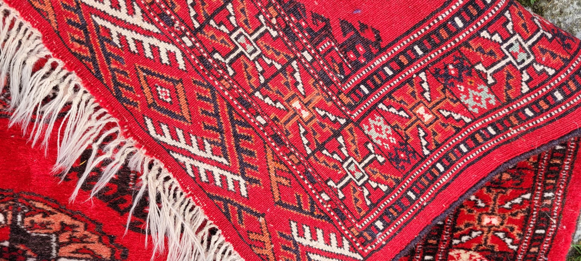 Dywan Tekke, czerwony, wełna, Turkmenistan, lata 90. - 130807