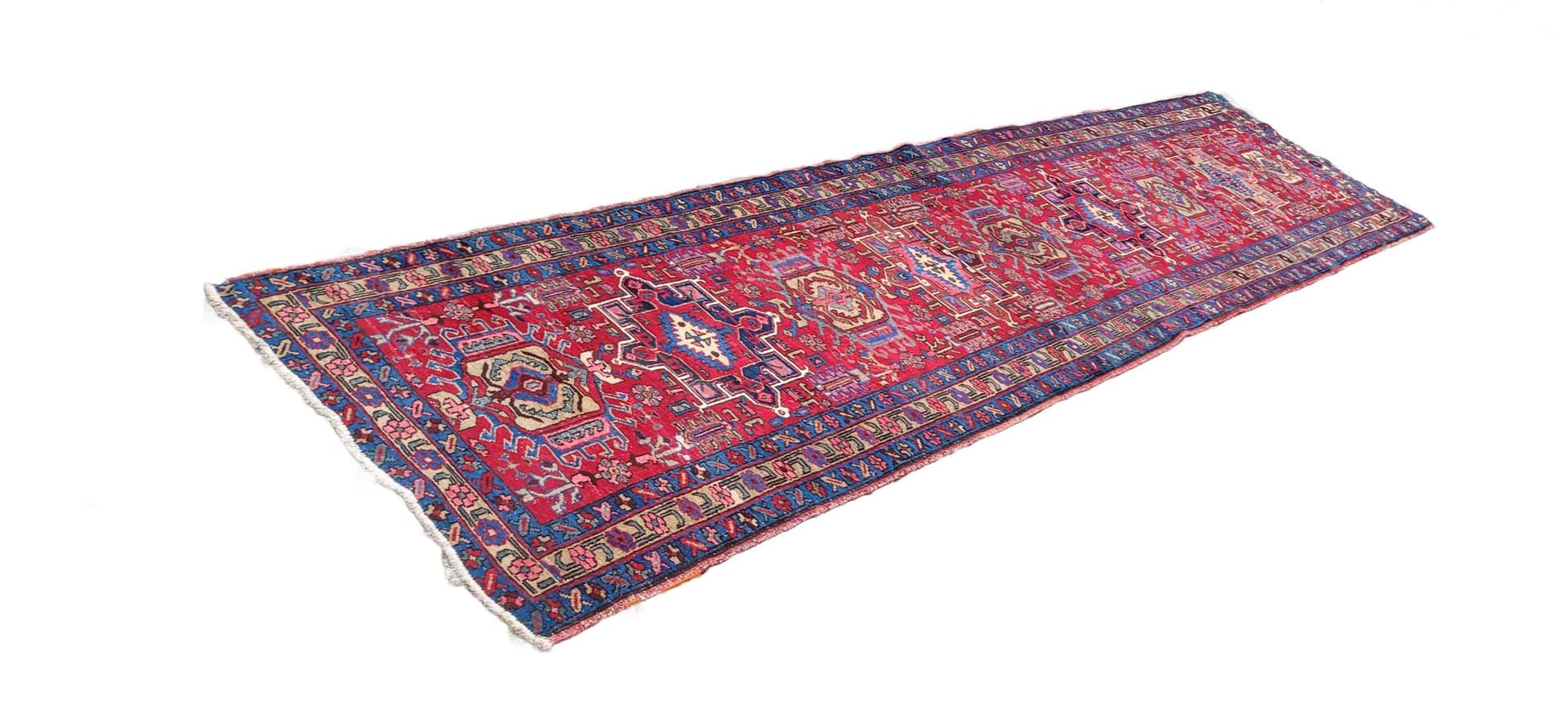 Dywan Heriz, czerwony, wełna, Persja