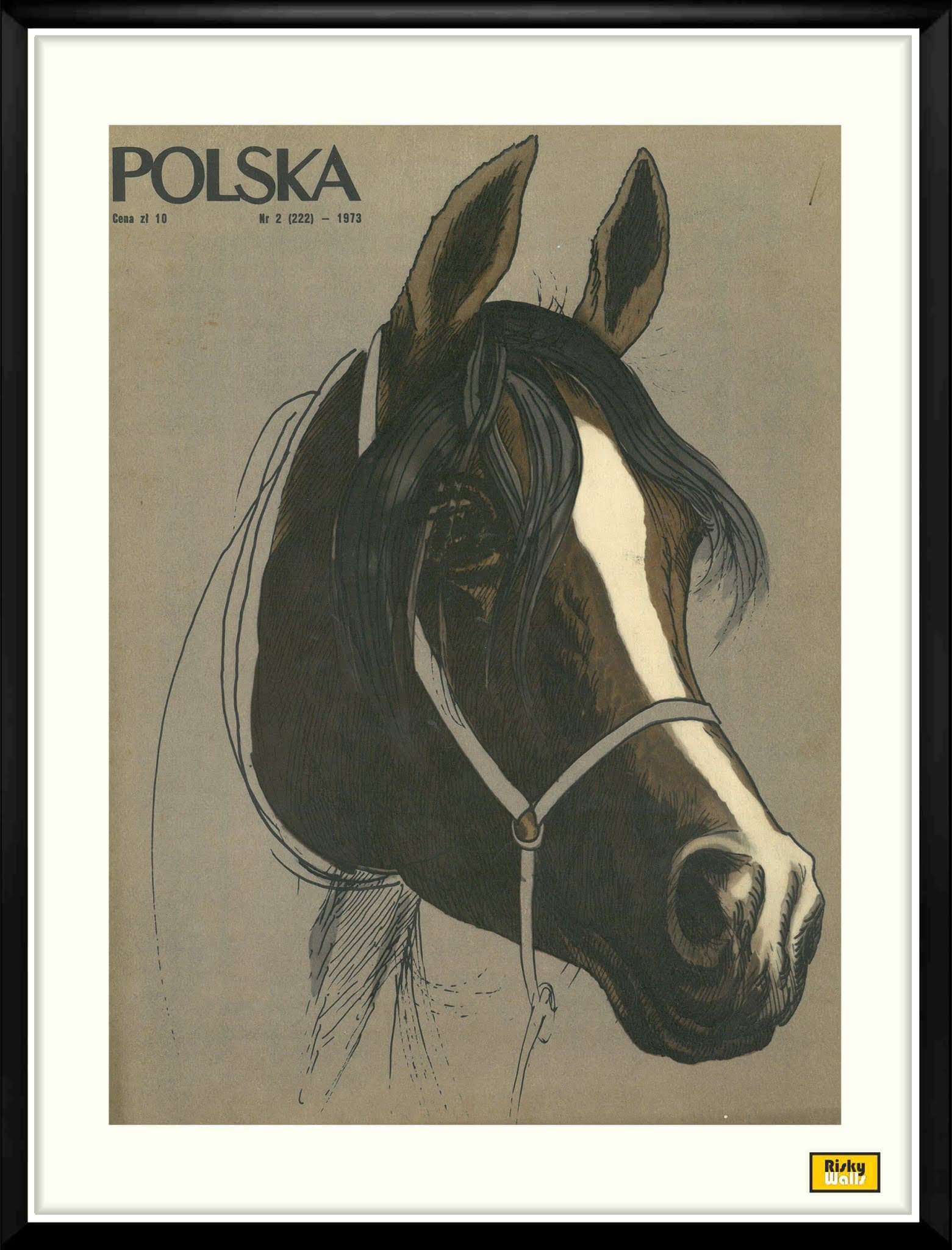 Set of covers POLSKA, multicolor paper, by J. Wilkoń, Poland, 1970s. - 130968