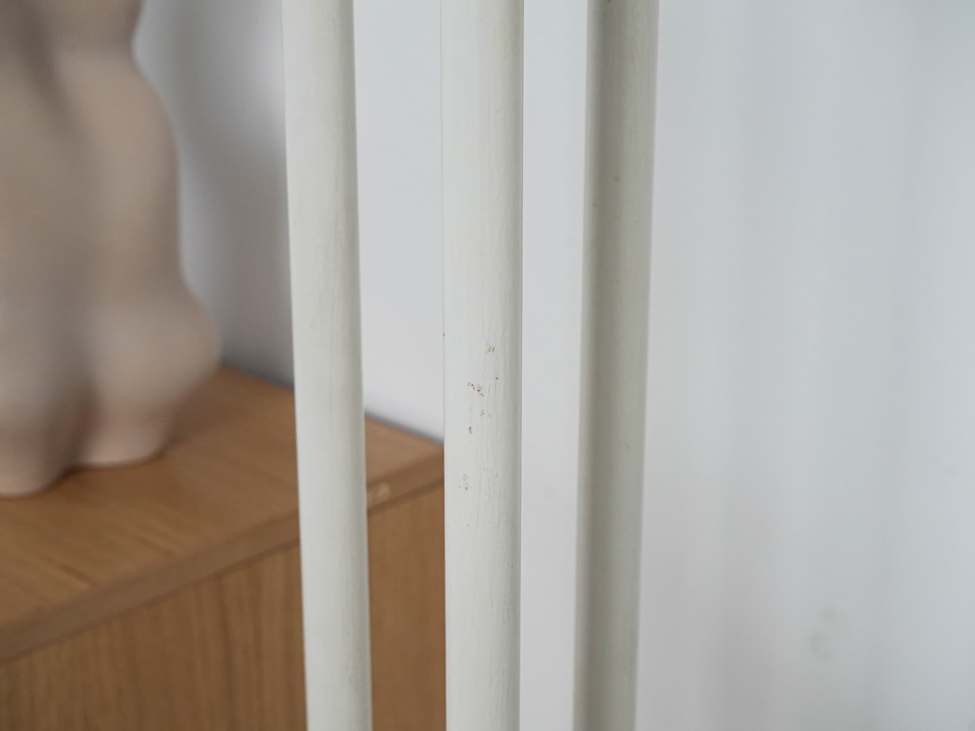 Floor lamp, clear Murano glass, white metal, Italy, 1970s. - 131085