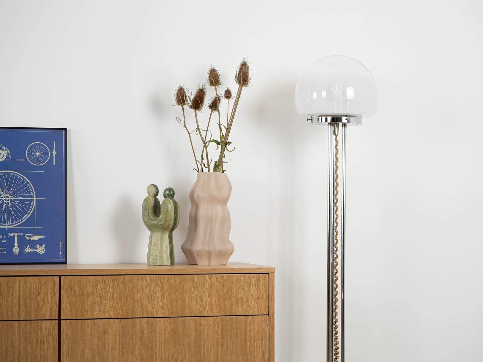 Lampa podłogowa, Włochy, lata 70. - 131096