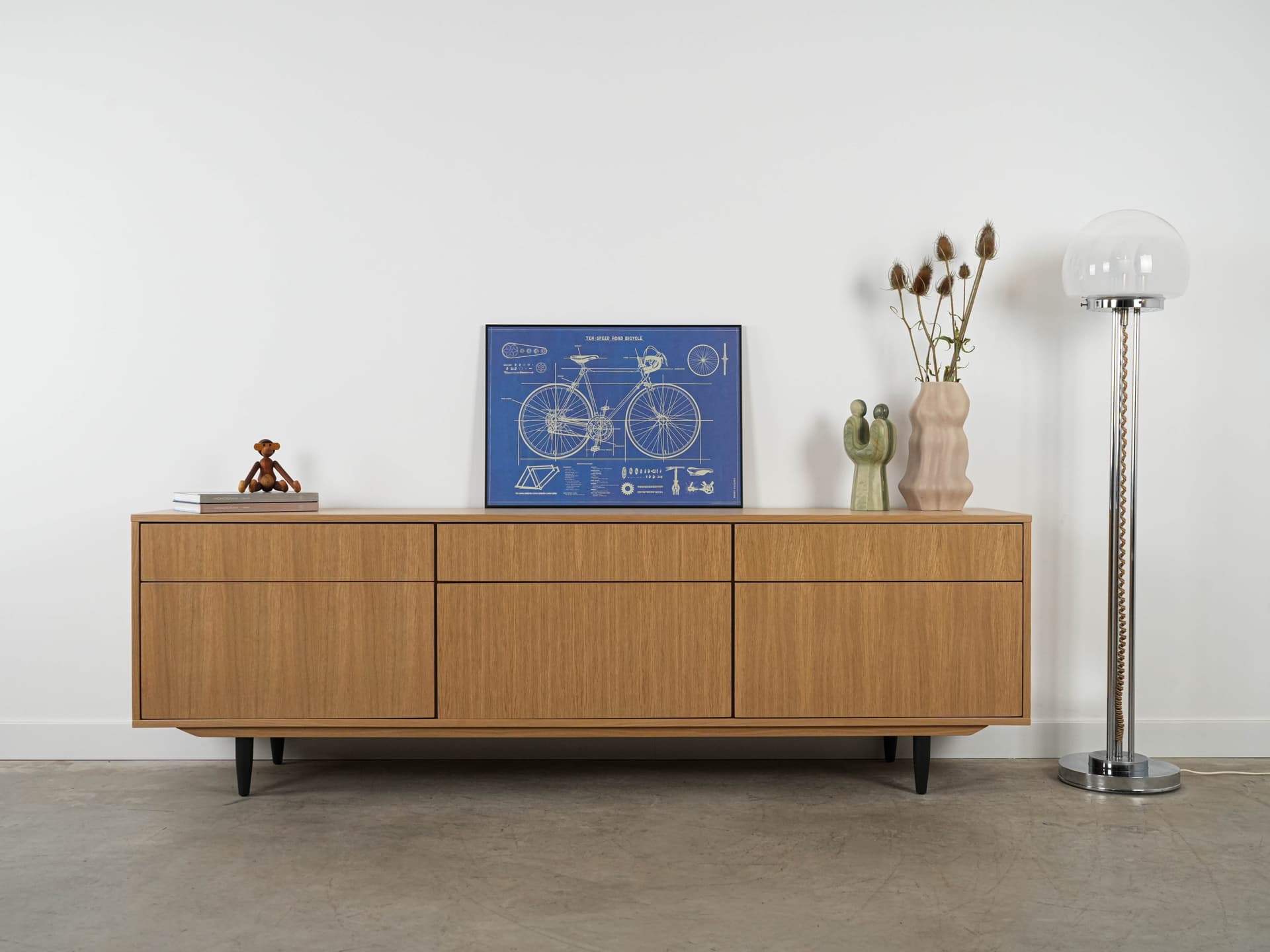 Lampa podłogowa, Włochy, lata 70. - 131094