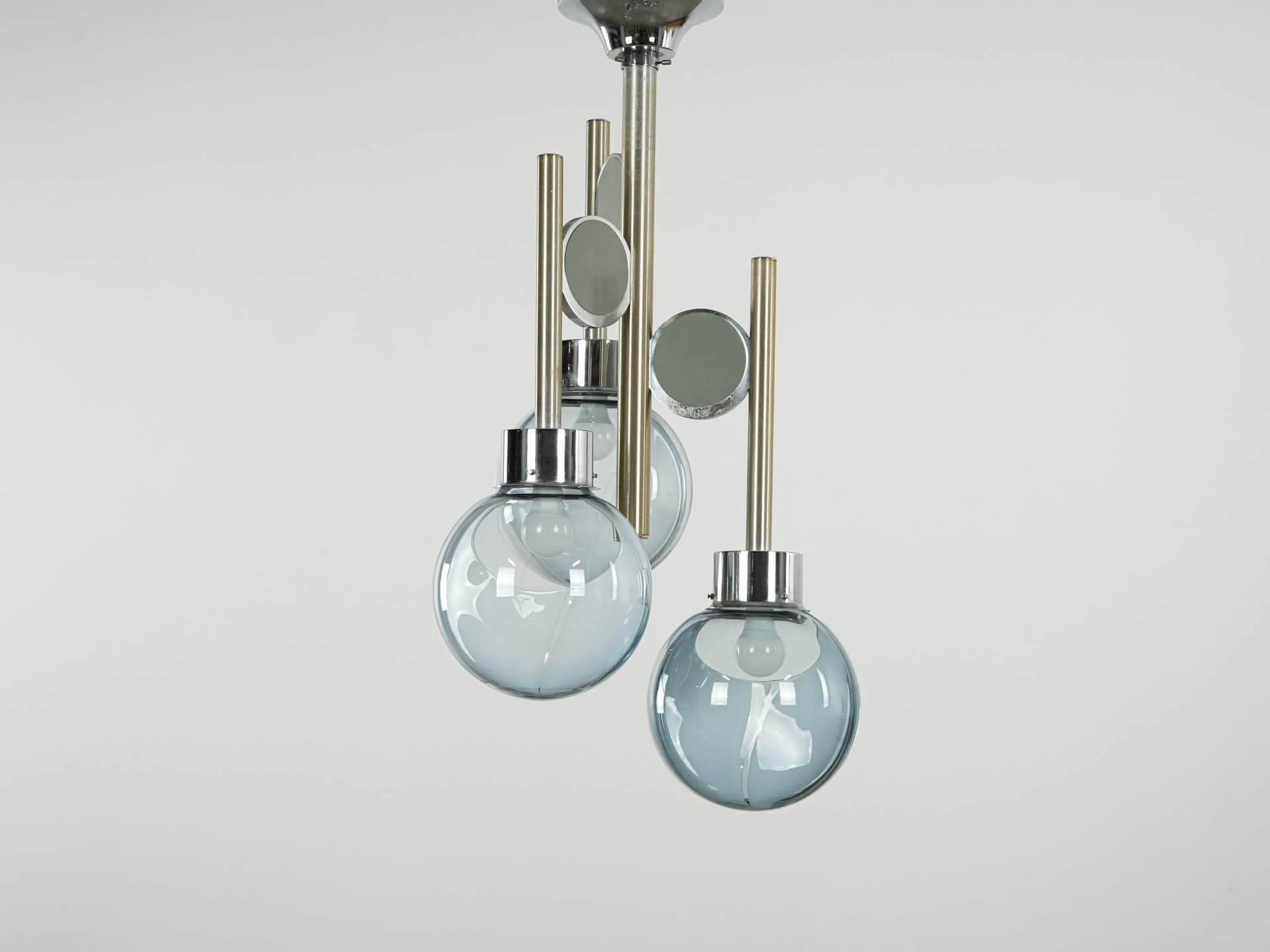 Żyrandol Space Age, szkło Murano, Włochy, lata 70. - 131105